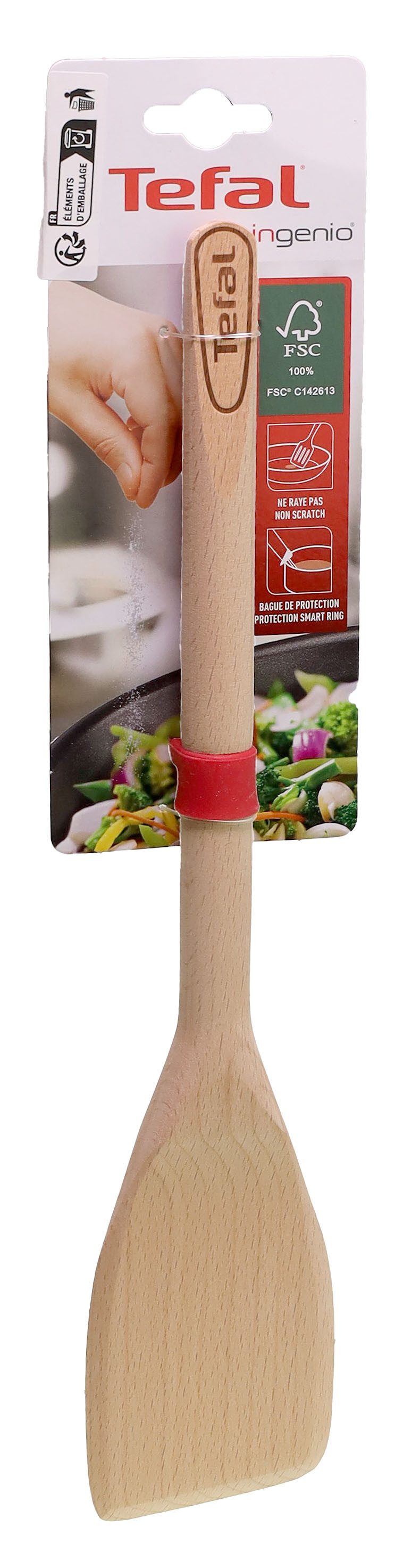 Pfannenwender Tefal K2300814 Ingenio Pfannenwender 33cm., Silikon-Sicherheitsring