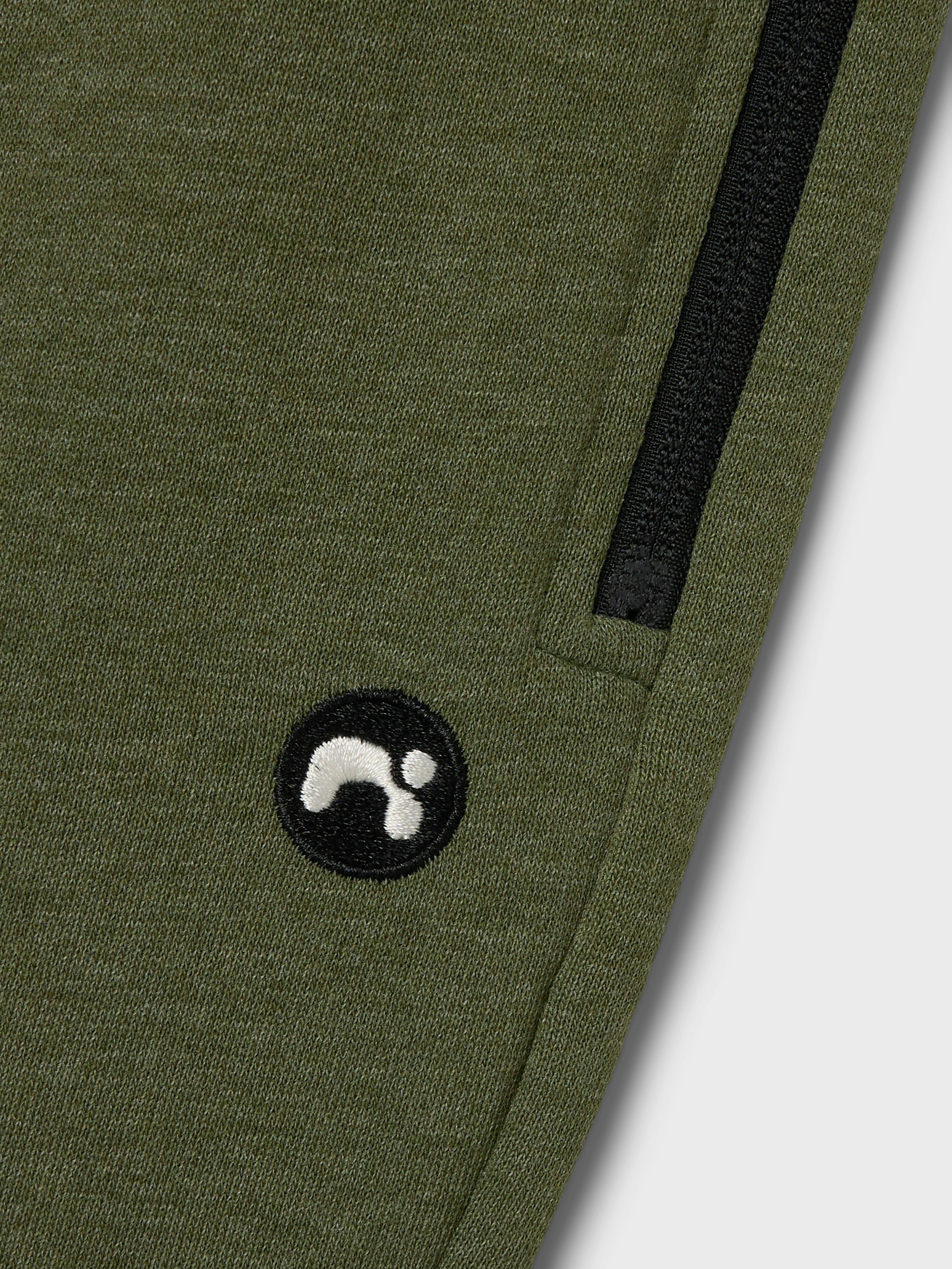 Name It Sweatshorts NKMVIMO SWE SHORTS BRU NOOS Baumwollmischung, Umschlagsaum, Reißverschlusstaschen