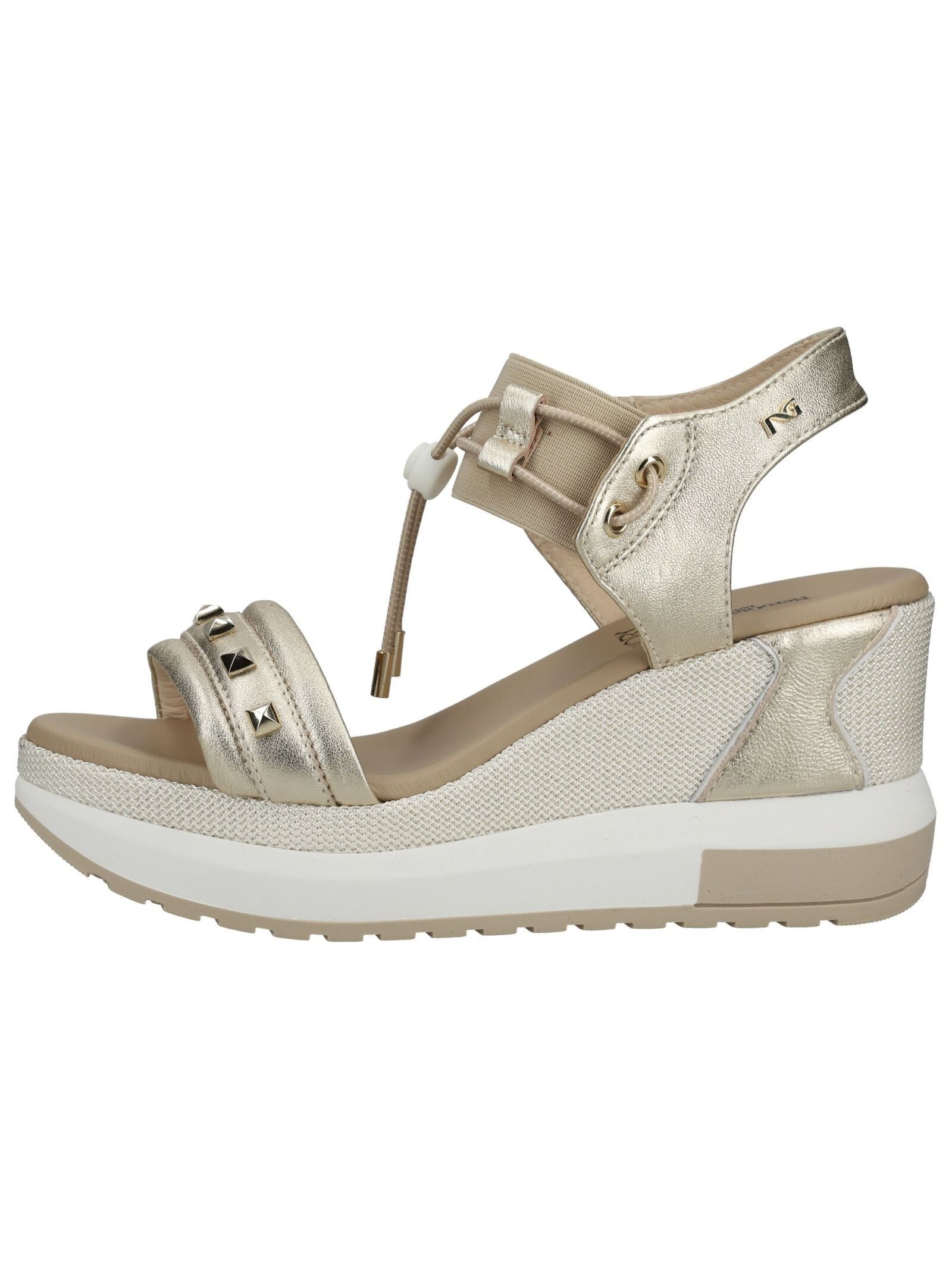 Nero Giardini Nero Giardini Sandalen Leder/Textil Keilsandalette