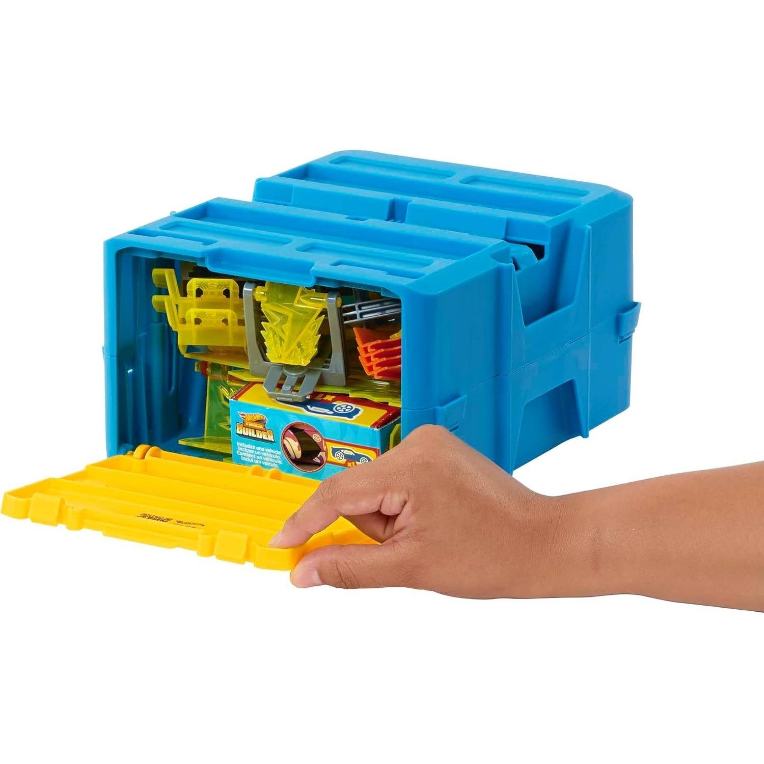 Hot Wheels Rennbahn-Auto HMC03 Autorennbahn Blitz-Starter-Set -inklusive 1 Auto