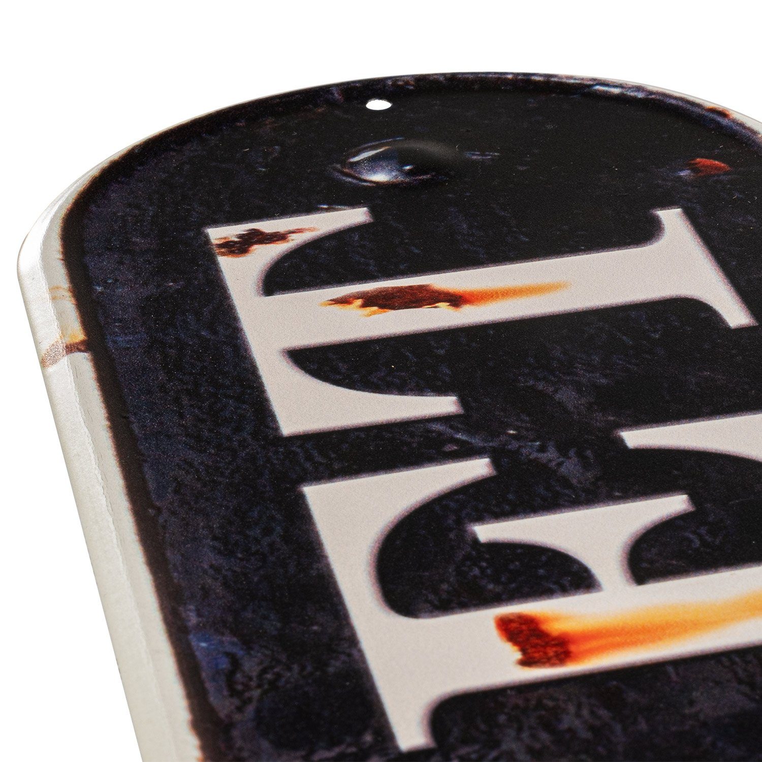 Moritz Metallschild Toilet Wc Hinweis Restroom, Vintage Retro Deko Schild Metallschild Wandbild Schild