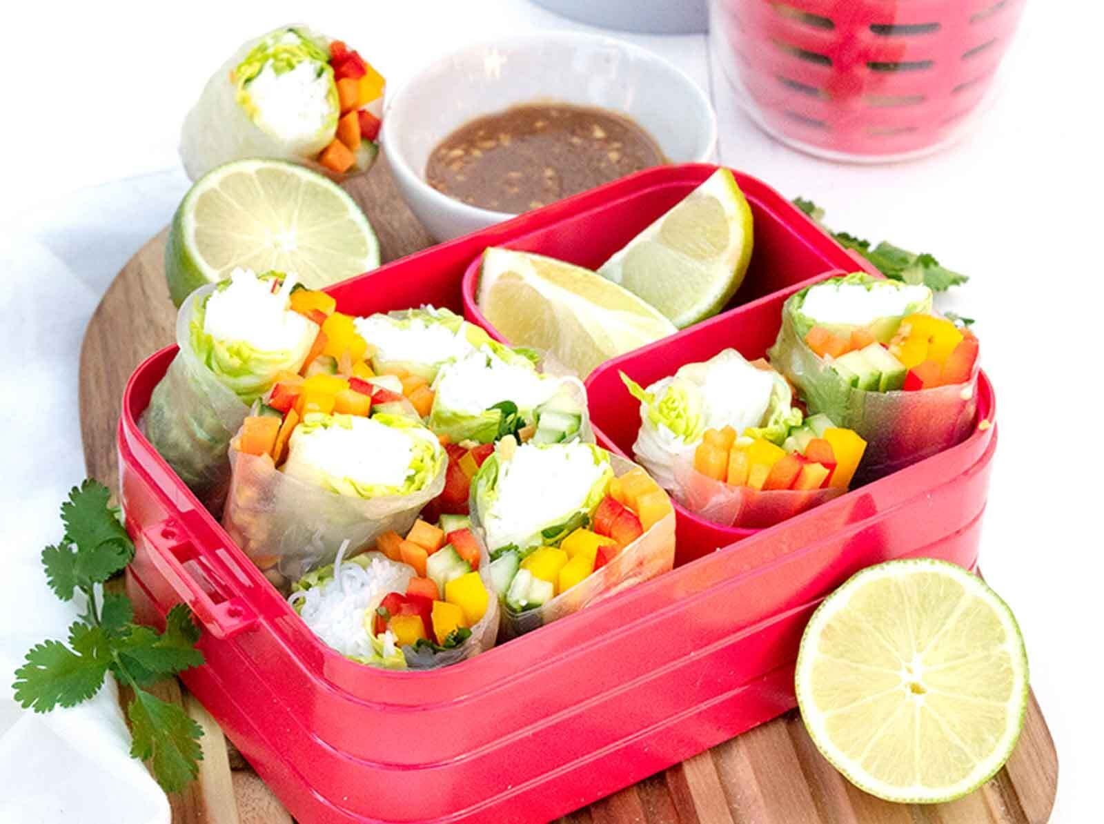 Mepal Lunchbox (2-tlg), Kunststoff, Bento-Brotdose + Nordic + 2er Spülmaschinengeeignet Green Ellipse TAB Lunchpot Set