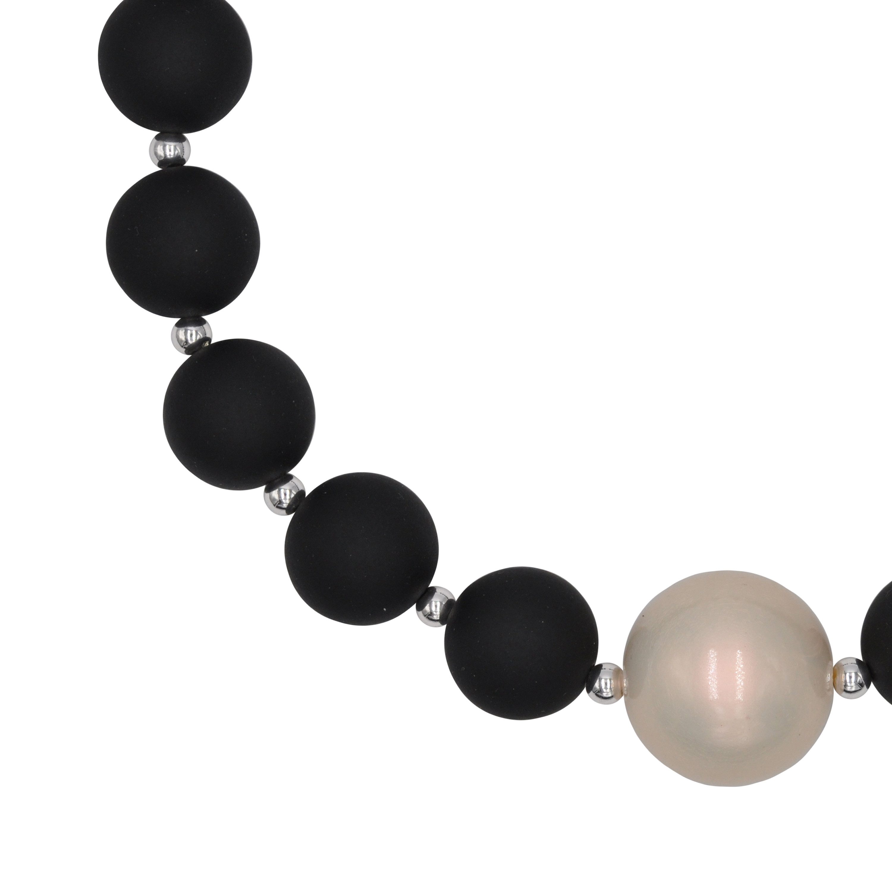 Firetti Statementkette Schmuck Geschenk Big mother of pearl, mit Kunststoffperle