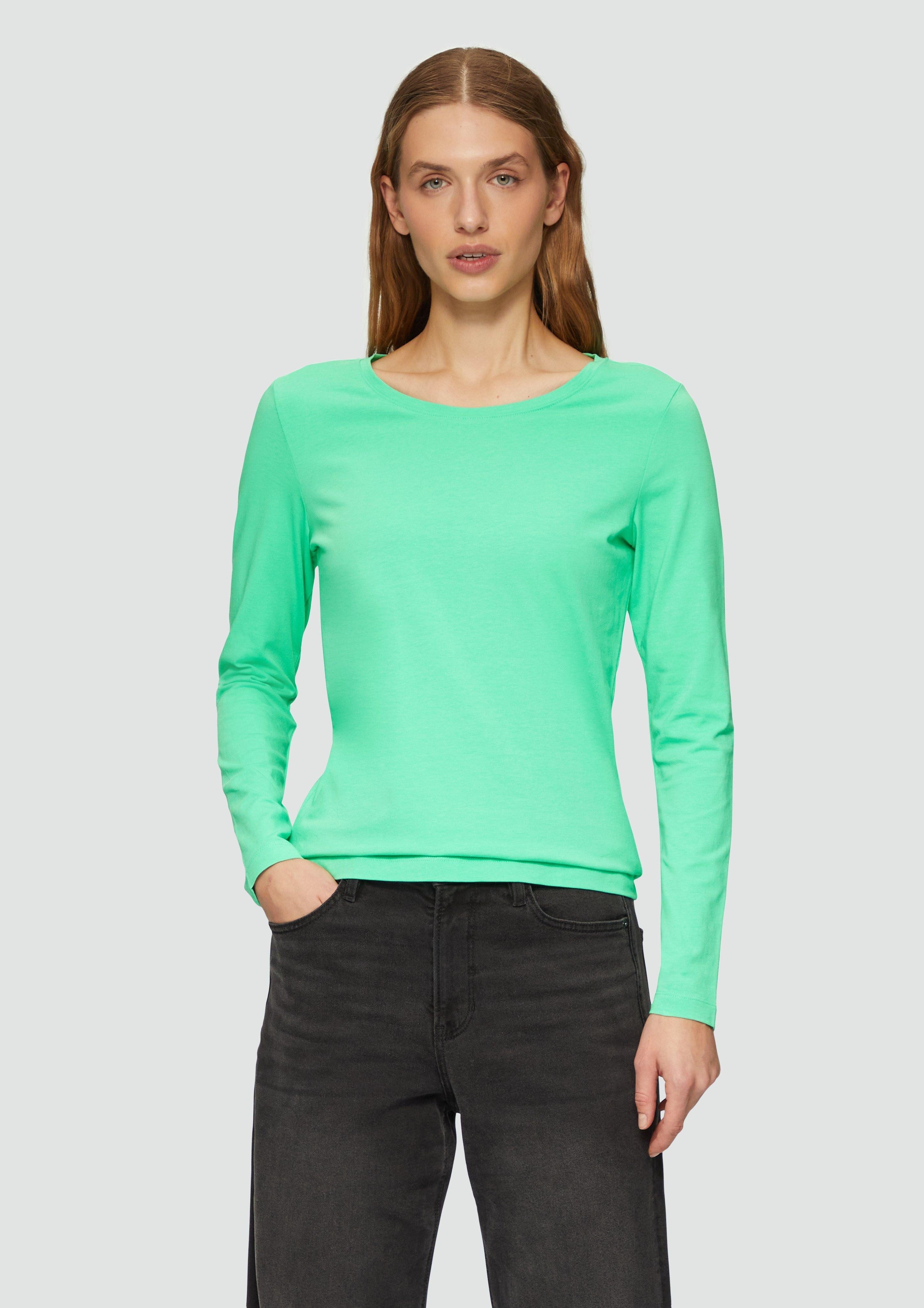 s.Oliver Langarmshirt Longsleeve im Slim Fit günstig online kaufen