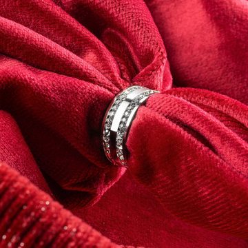 meditoys Fingerring Ring aus Edelstahl für Damen · Exklusiver Damenring aus poliertem