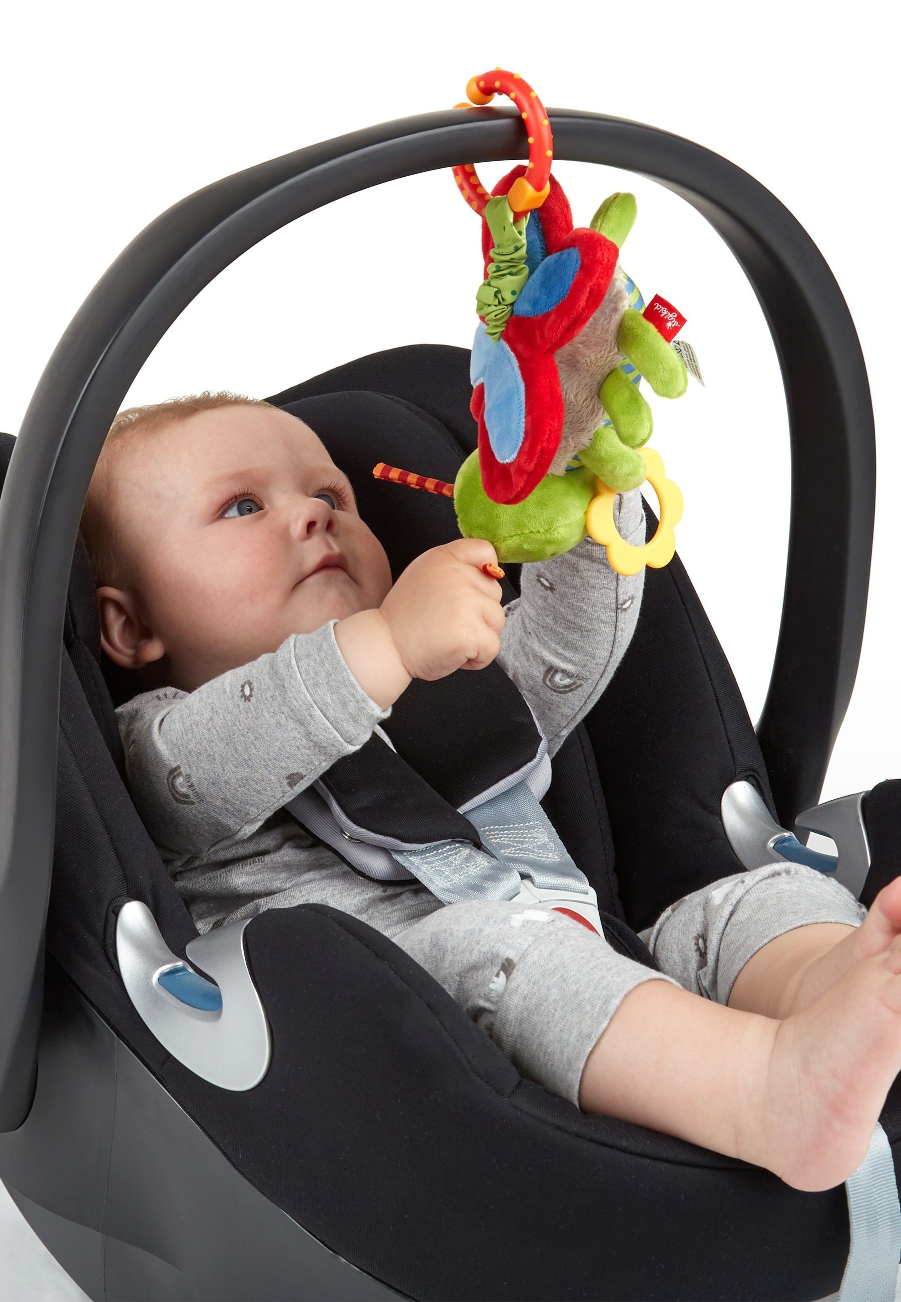 Sigikid Kinderwagenanhänger Anhänger Schmetterling, 7 senses für Babys Unisex (1-tlg)
