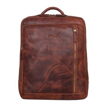 STILORD Notebook-Rucksack "Kaleb" Laptoprucksack Leder