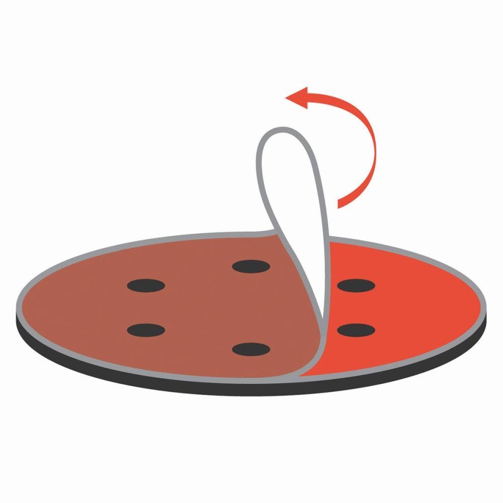 Wolfcraft Exzenterschleifer Wolfcraft Haftschleifscheiben Ø 125 mm Korund 25