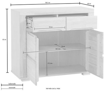 Home affaire Kommode Denis, Breite 98,5 cm