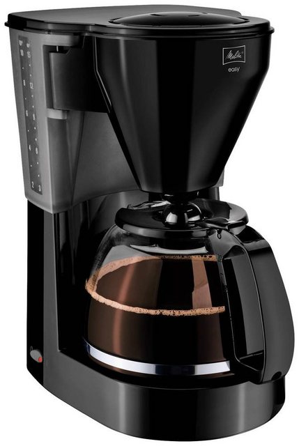 Melitta Filterkaffeemaschine Melitta Easy Kaffeemaschine Schwarz Fassungsvermögen Tassen=10 Glaska