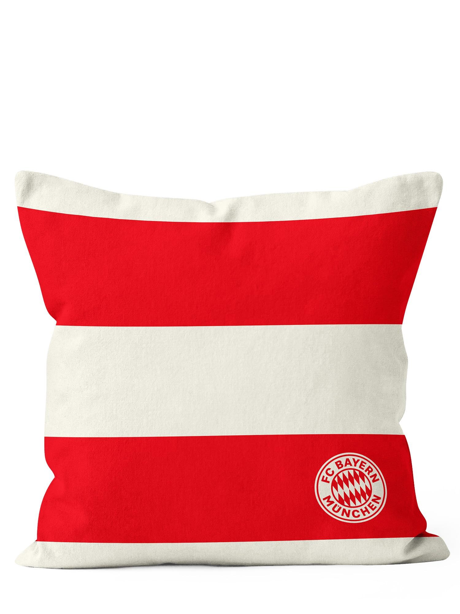 FC Bayern München Kopfkissen FC Bayern München I Kissen I Sofakissen I Zierkissen I Rot/Weiß