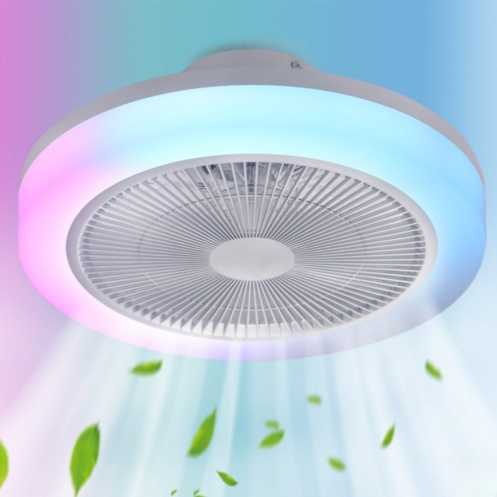 WILGOON Deckenleuchte Deckenventilator mit Beleuchtung, Music günstig online kaufen