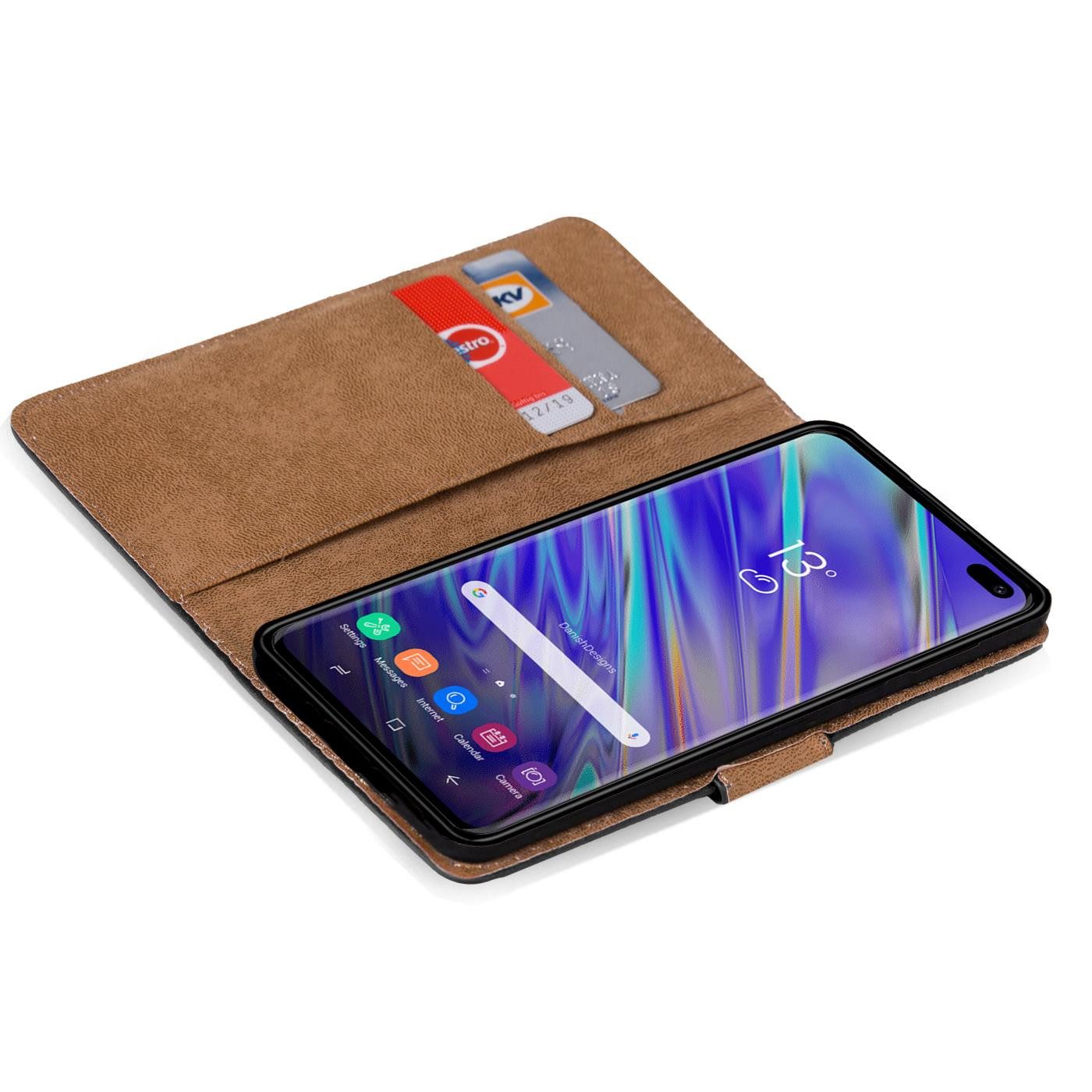 CoolGadget Handyhülle Wallet Klapp Tasche Book Case für Samsung Galaxy S10 Plus 6,4 Zoll, Hülle Klapphülle Flip Cover Etui Schutzhülle – Bild 4 von 5