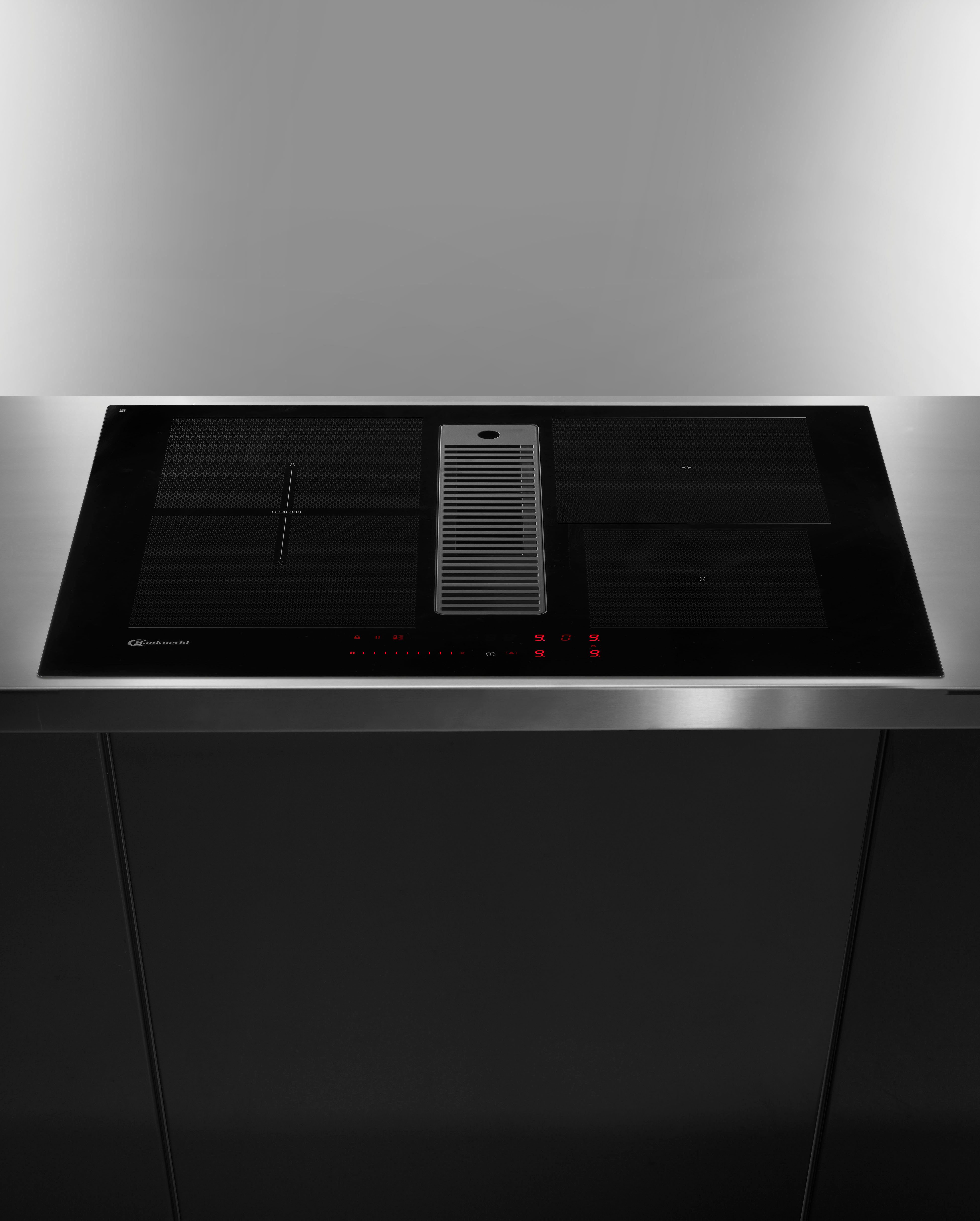 BAUKNECHT ploča za kuhanje s odvodom BVH65 Venting Flexi - set koji se sastoji od: ploča za kuhanje BVH 2065B, odvodni kanal FK 65VH BO