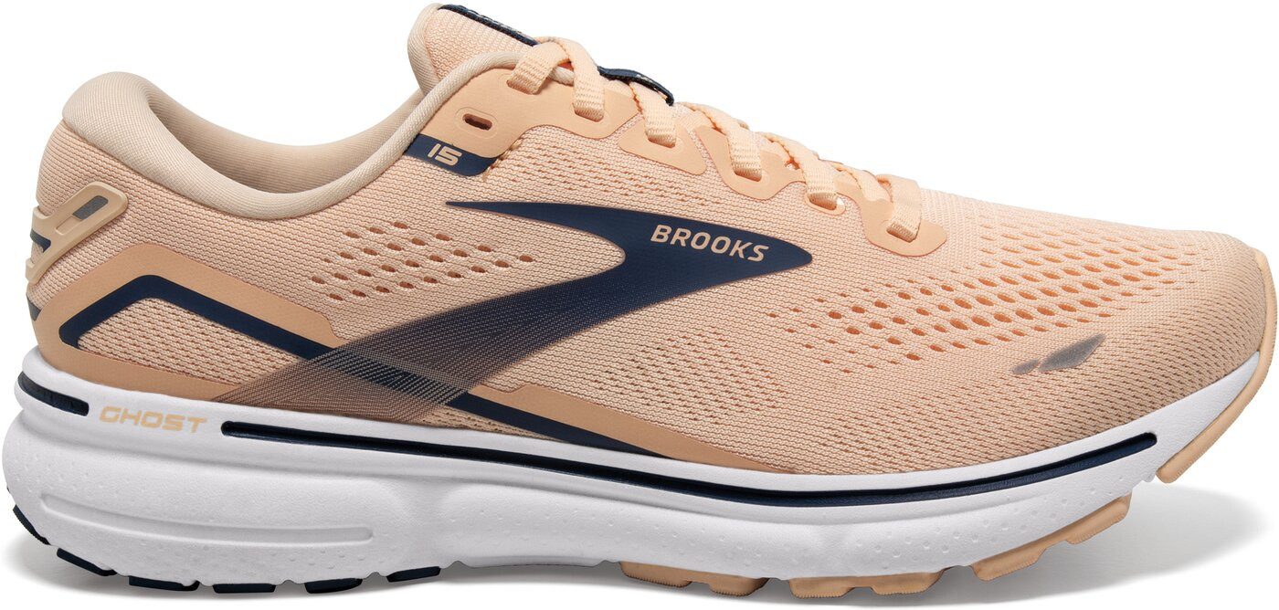 Brooks Ghost 15 APRICOT/ESTATE BLUE/WHITE Laufschuh
