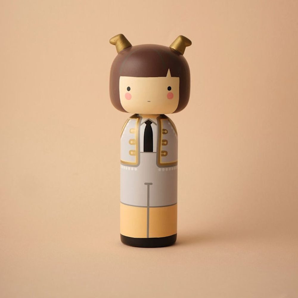 Lucie Kaas Dekofigur Sketch.Inc Kokeshi Doll The Zodiacs Taurus
