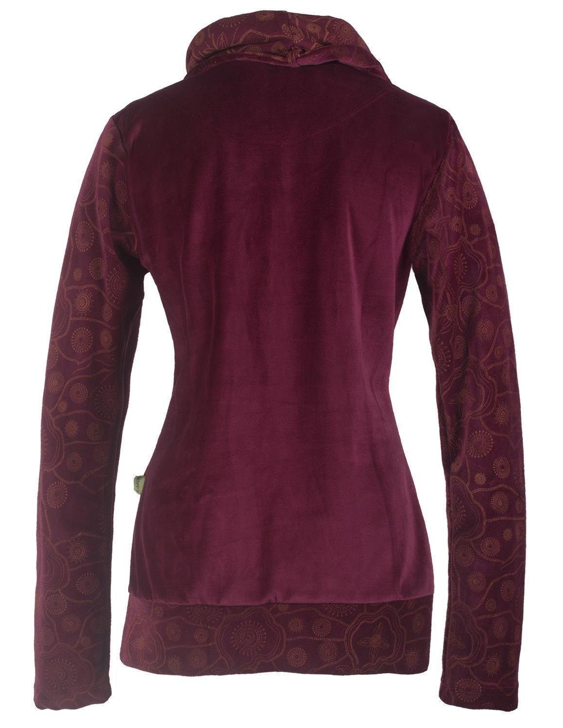Vishes Sweater Rollkragen Samtpullover Sweater aus günstig online kaufen