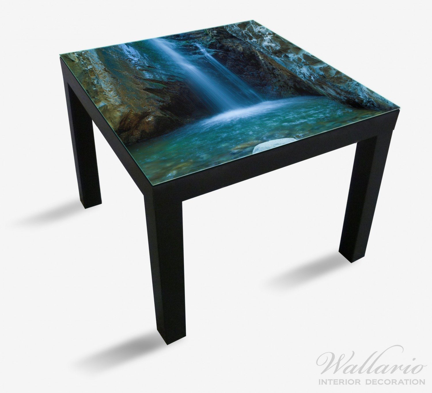 (1 Lack für Wasserfall Tisch St), Wallario bei Sonneneinfall Tischplatte geeignet Ikea