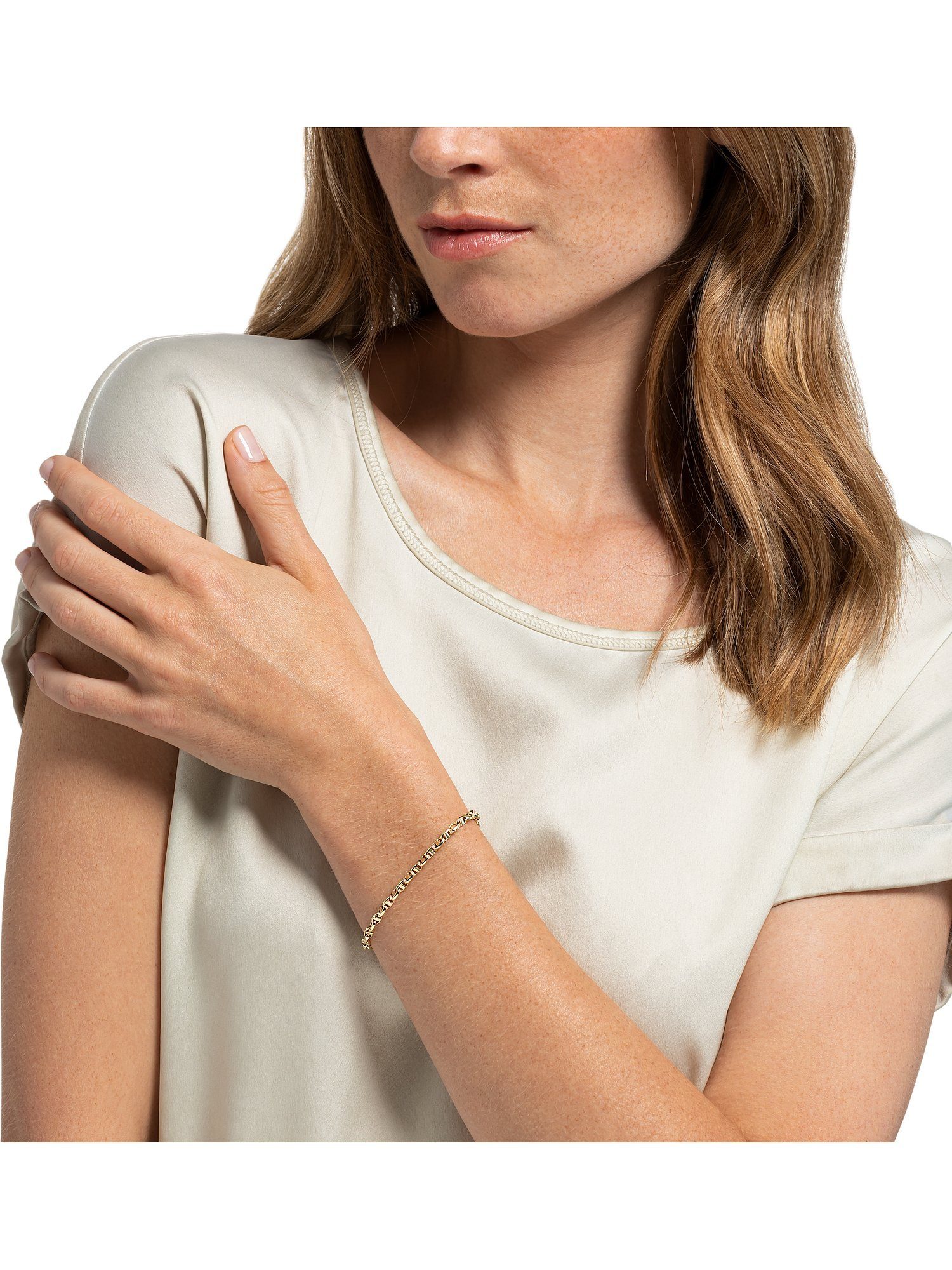 CHRIST Goldarmband CHRIST Damen-Armband 375er Gelbgold, modern