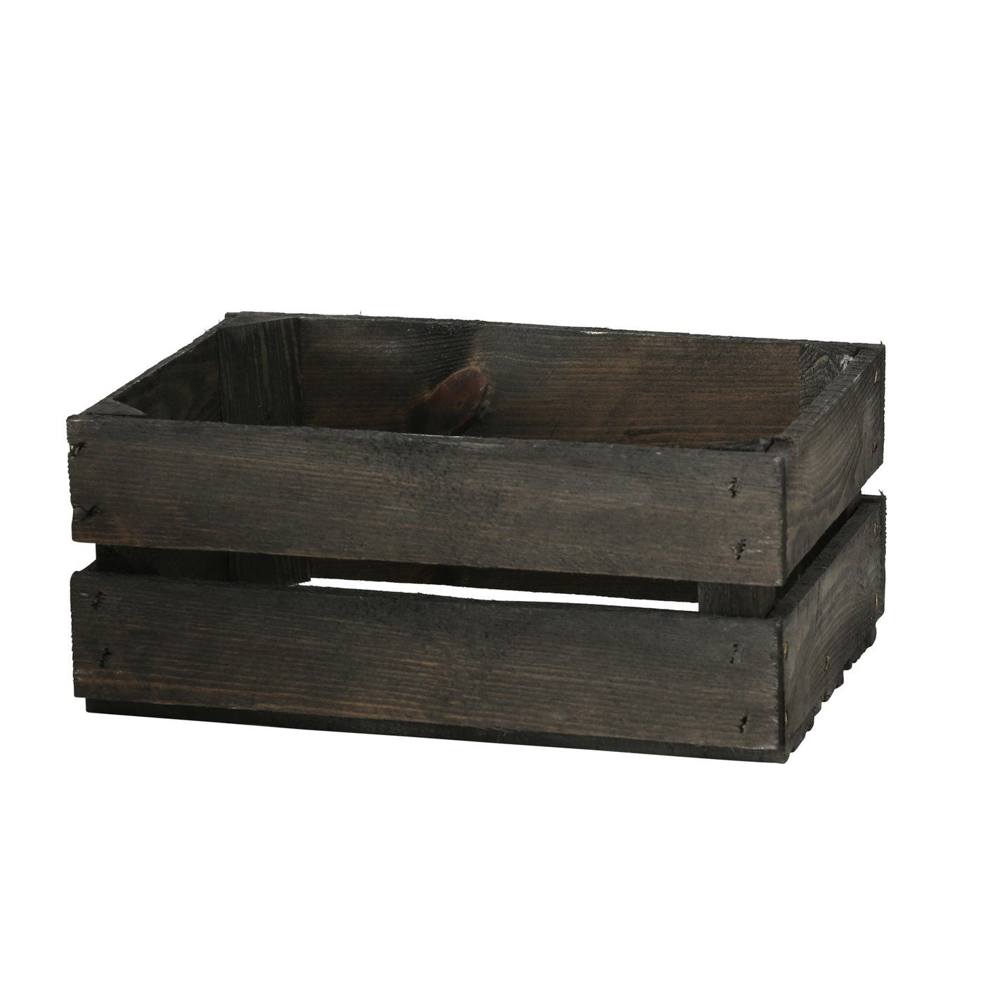 BOLTZE Dekokiste Obstkiste Porto, 37x25x15 cm, Grau