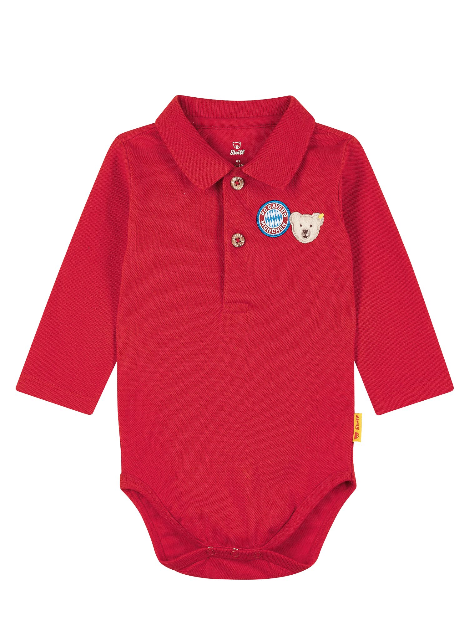 FC Bayern München Body FC Bayern München, Polobody, Baby, Rot