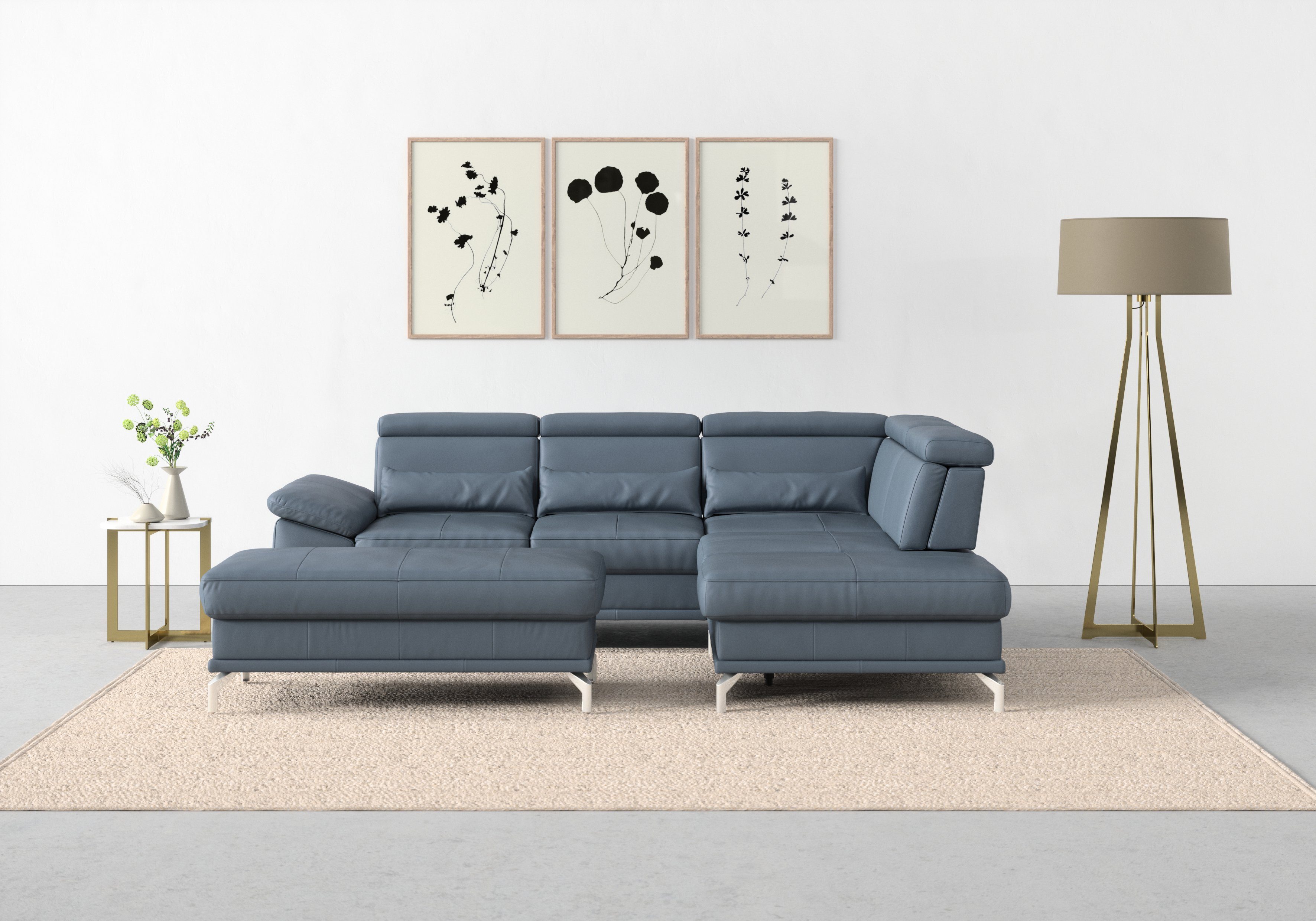 sit&more Ecksofa Cabrio L-Form, mit Sitztiefenverstellung, günstig online kaufen