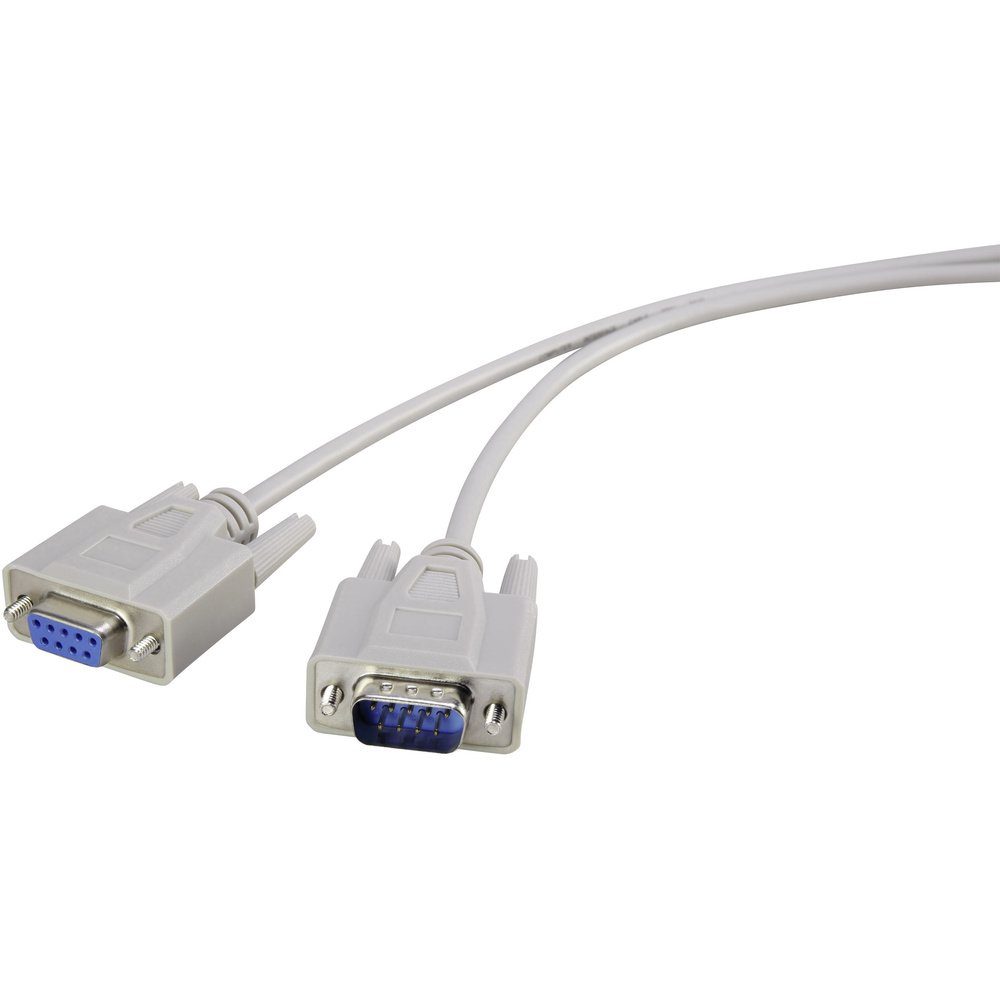 Renkforce Seriell Verlängerungskabel [1x D-SUB-Stecker 9pol. - 1x D-SU Konverterkabel
