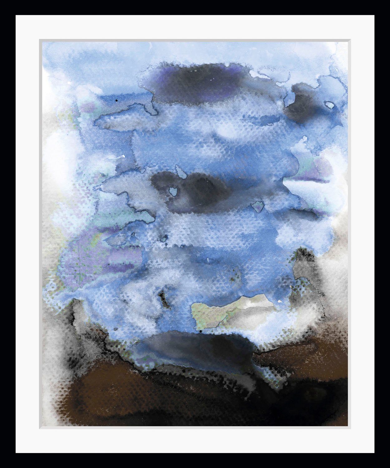 queence Bild Angelina, Abstrakt, Figuren, Gemälde, Kunst, Modern (1 St), HD Premium Poster-Druck inkl. Holzrahmen