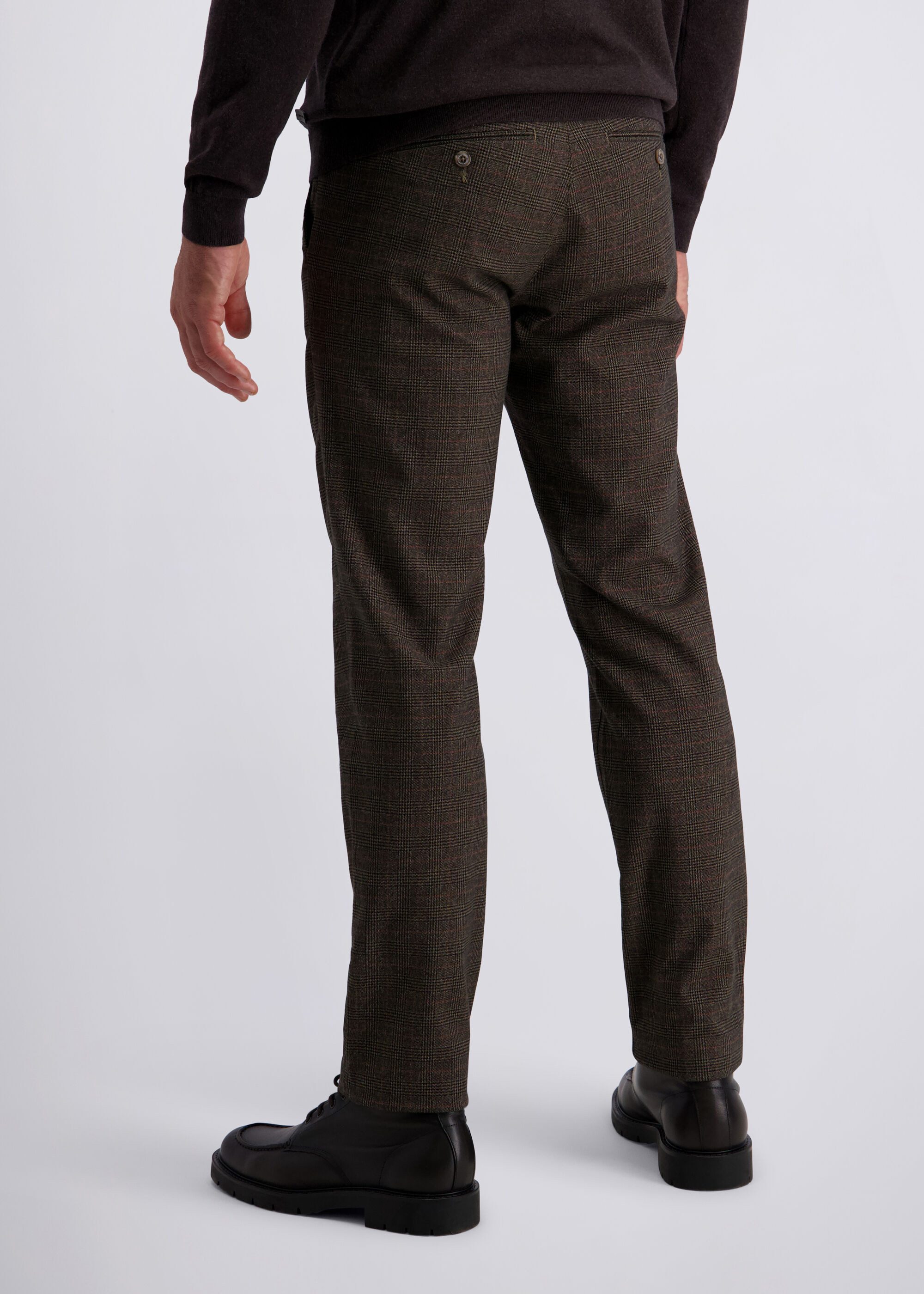 Pierre Cardin Stoffhose Calais mit feinem Karomuster