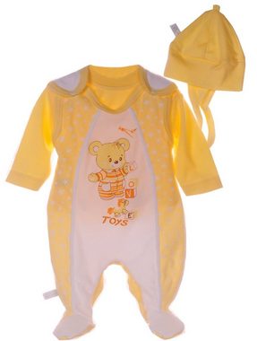 La Bortini Strampler Strampler Baby Strampler Shirt Mütze 3Tlg Set 44 50 56 62 68 74