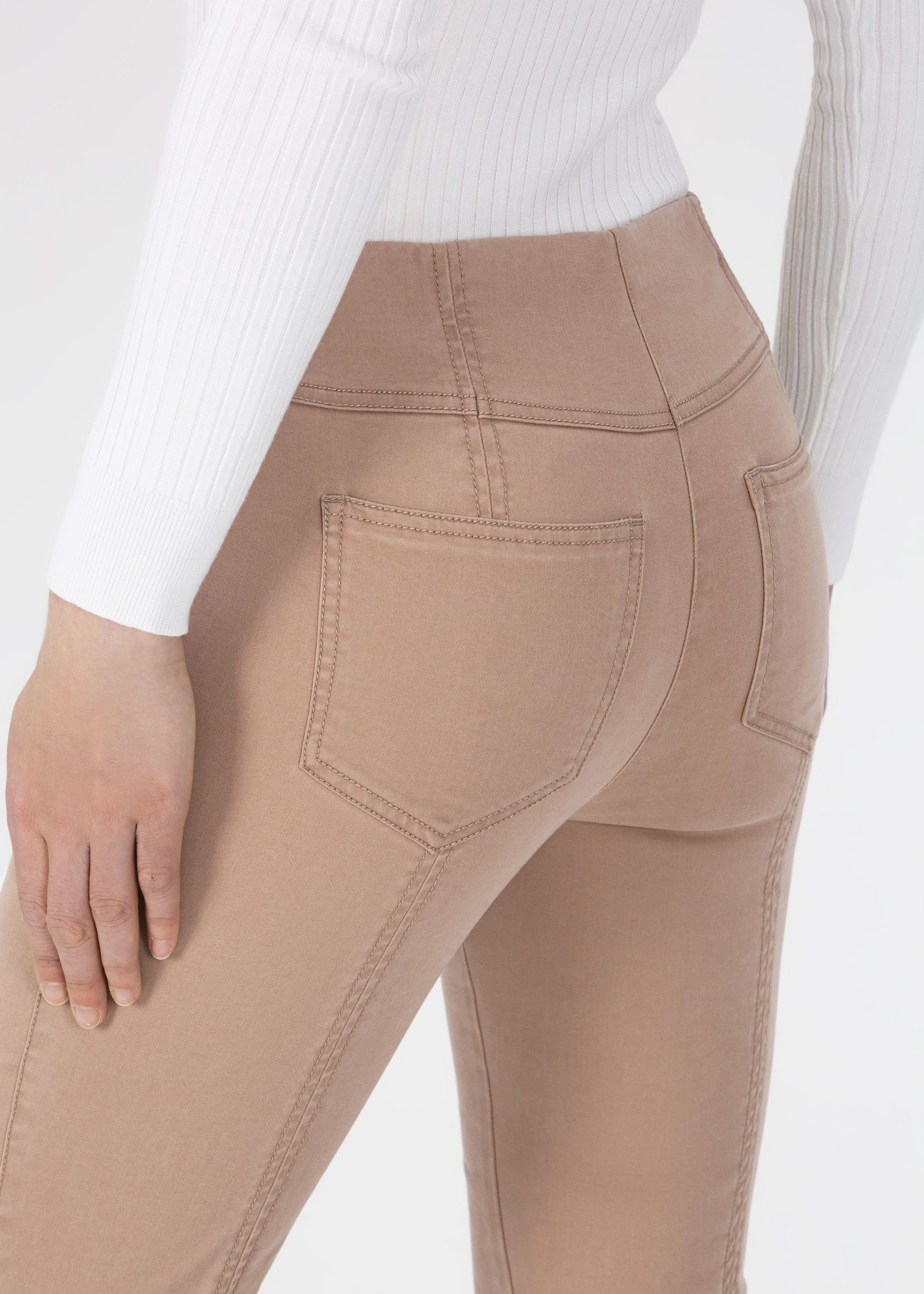 mit Stehmann camel Beinschlitz Stoffhose Igor