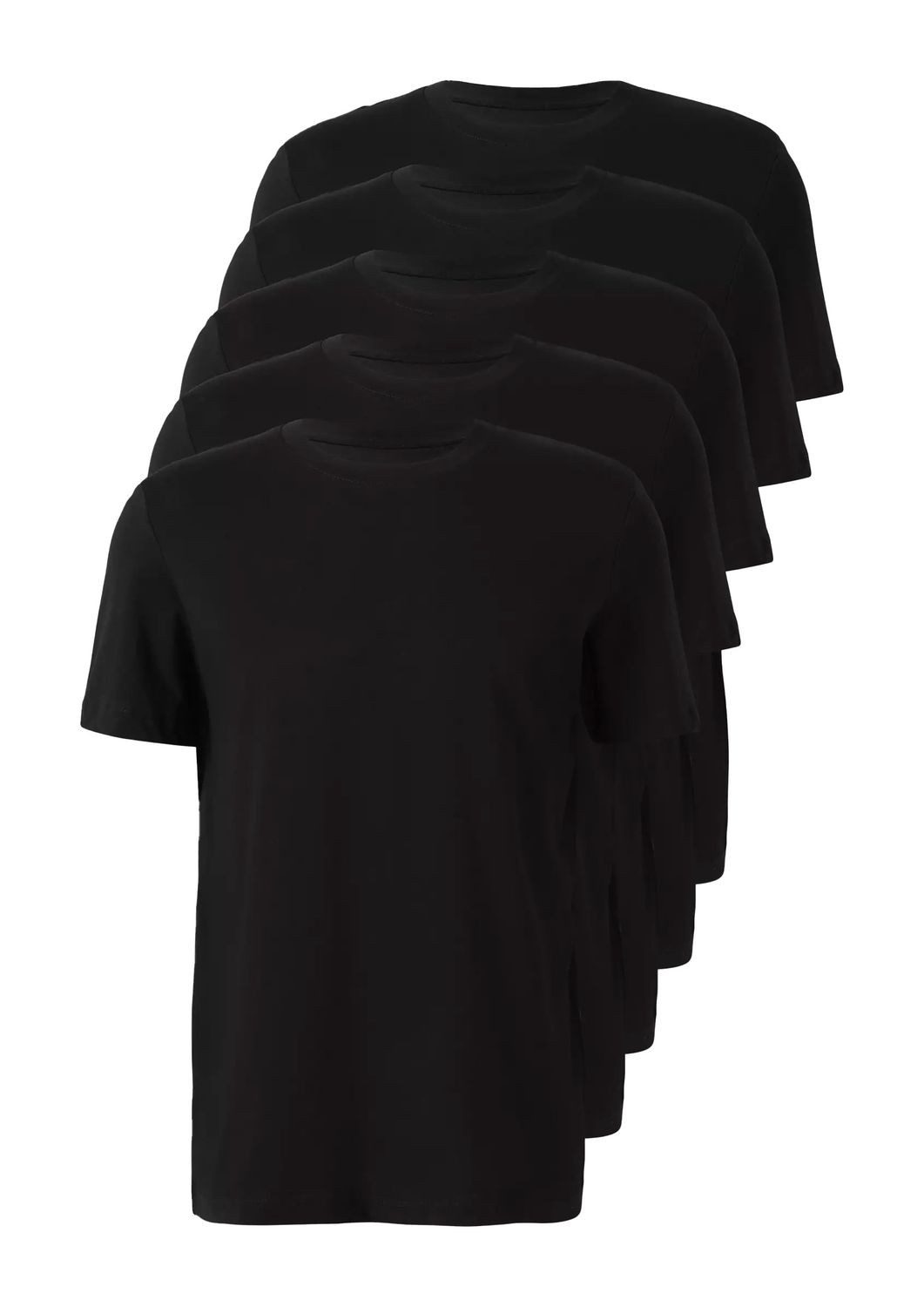 s.Oliver T-Shirt Rundhals-Ausschnitt, kurzarm, 5er Pack günstig online kaufen