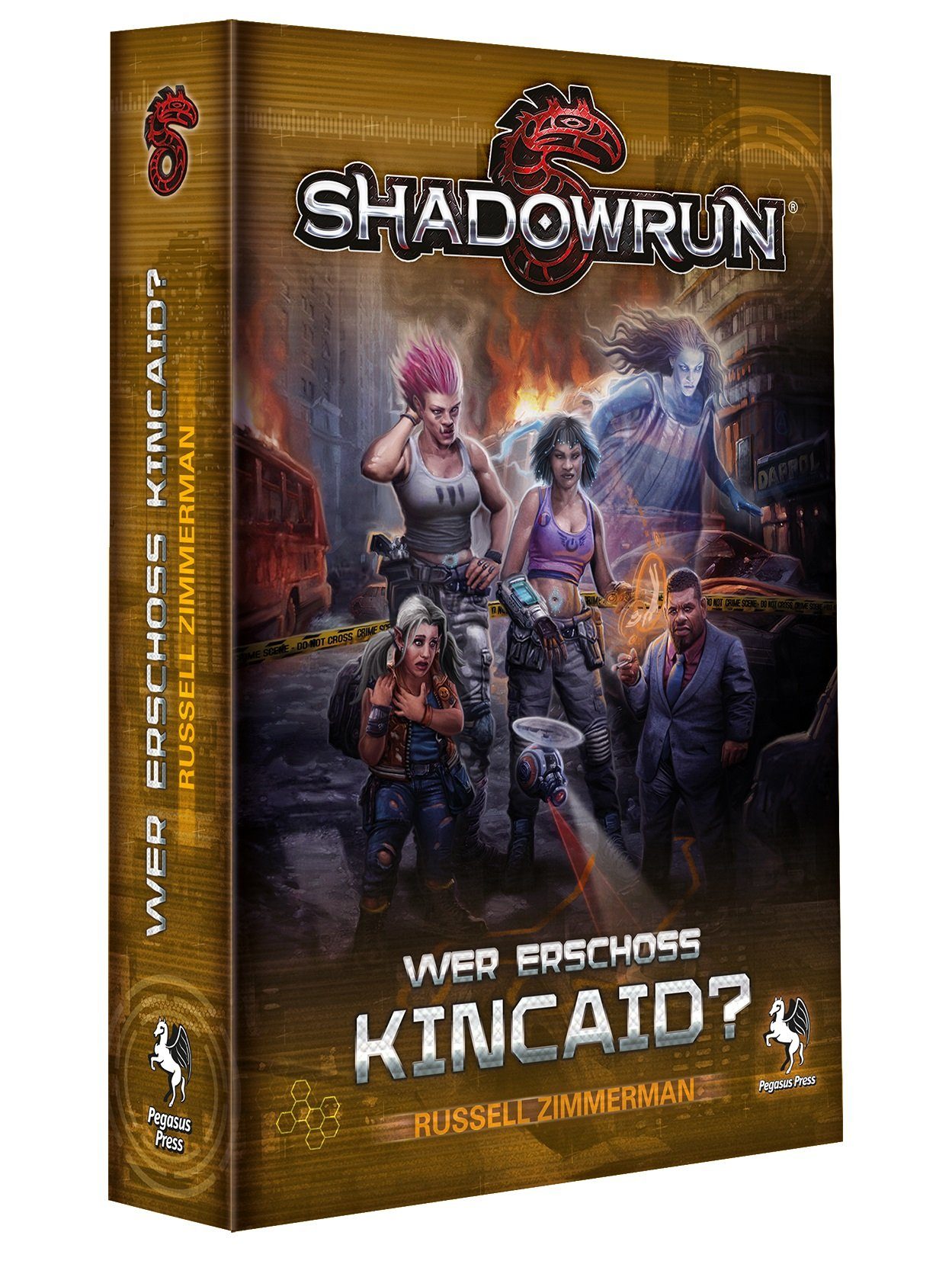 Pegasus Spiele Verbandbuch Shadowrun: Wer erschoss Kincaid? (Roman)