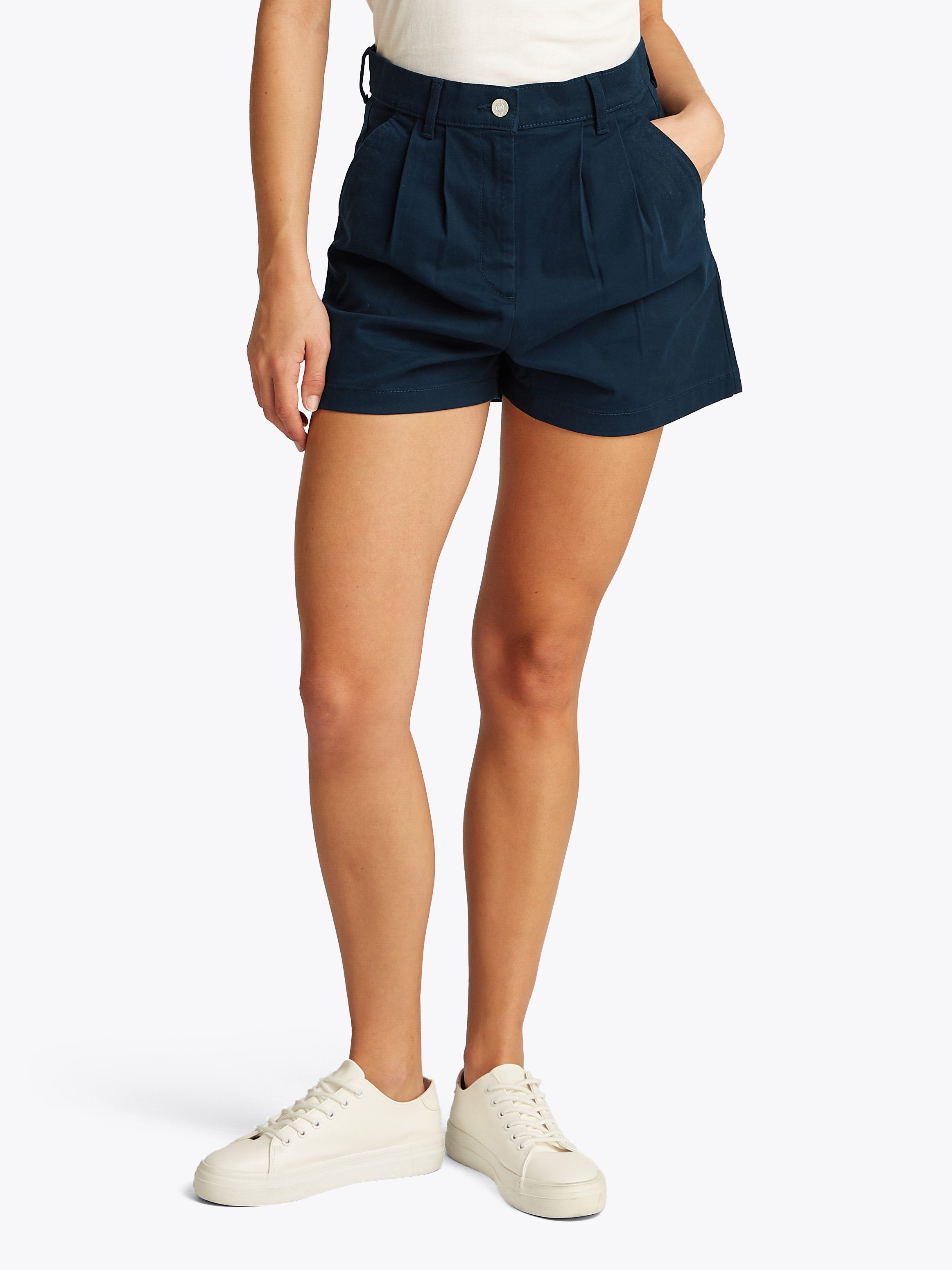 Chinoshorts TJW CLAIRE HR PLEATED SHORT