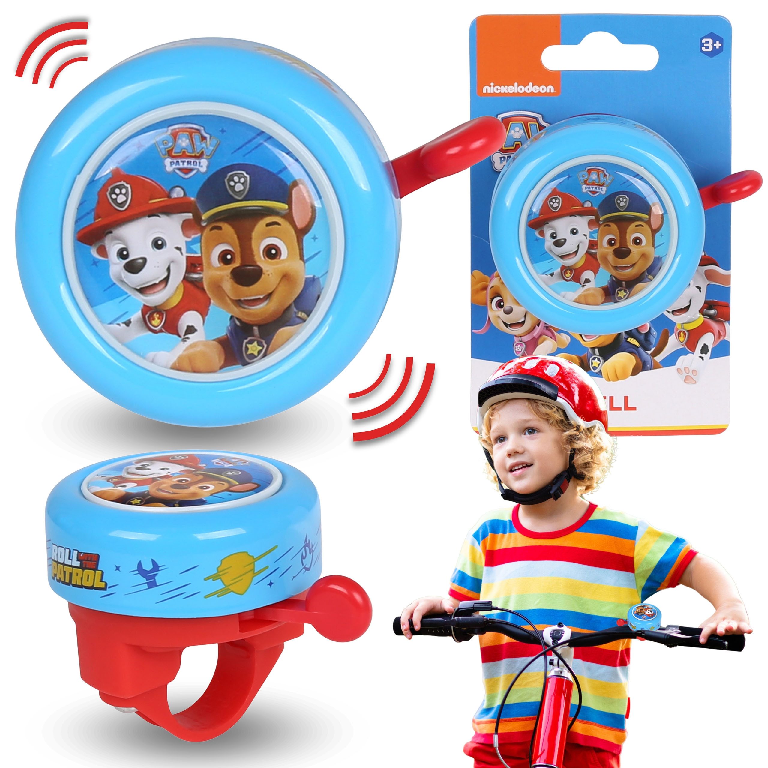 Fahrradklingel Paw Patrol Chase Marshall Kinderfahrradklingel, Junge