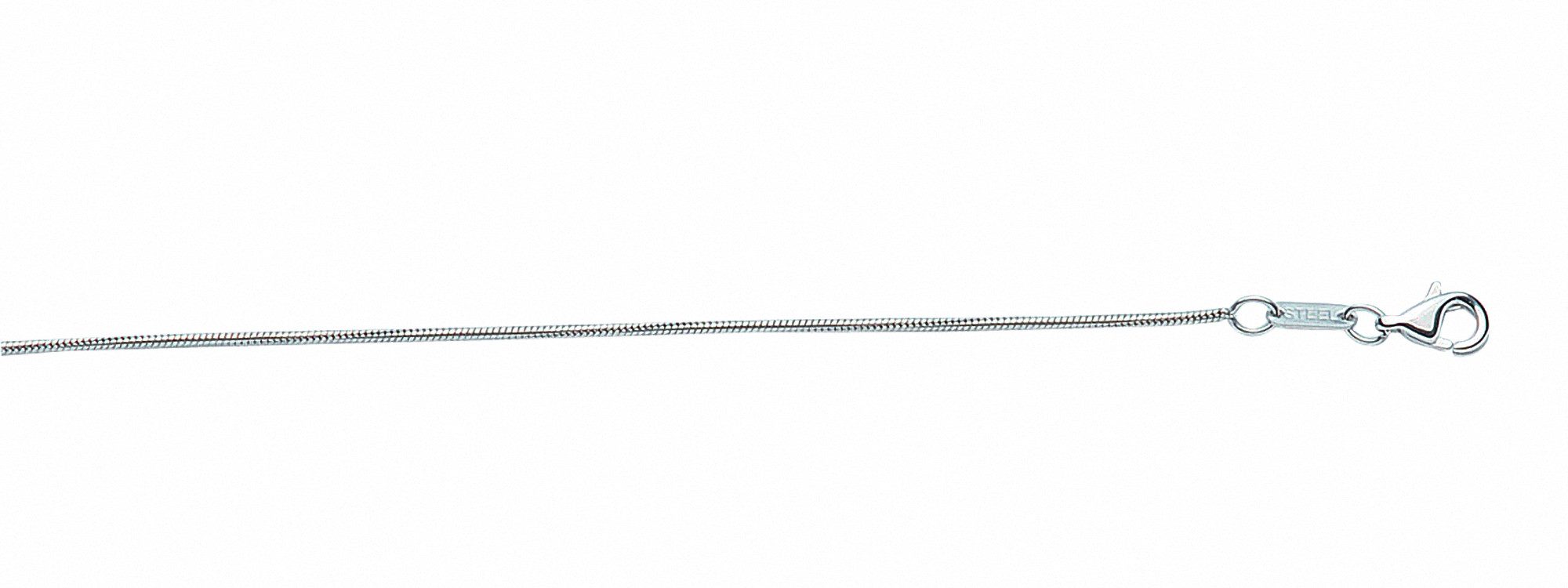 Adelia´s Edelstahlkette Damen Edelstahl Schlangen Halskette günstig online kaufen