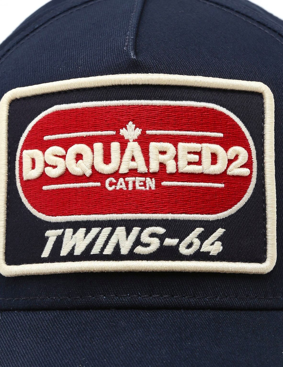 Dsquared2 Baseball Cap Baseballcap Twins-64 Navy Icon Baseball Kappe Unisex Vereint kanadisches Erbe mit italienischer Handwerkskunst