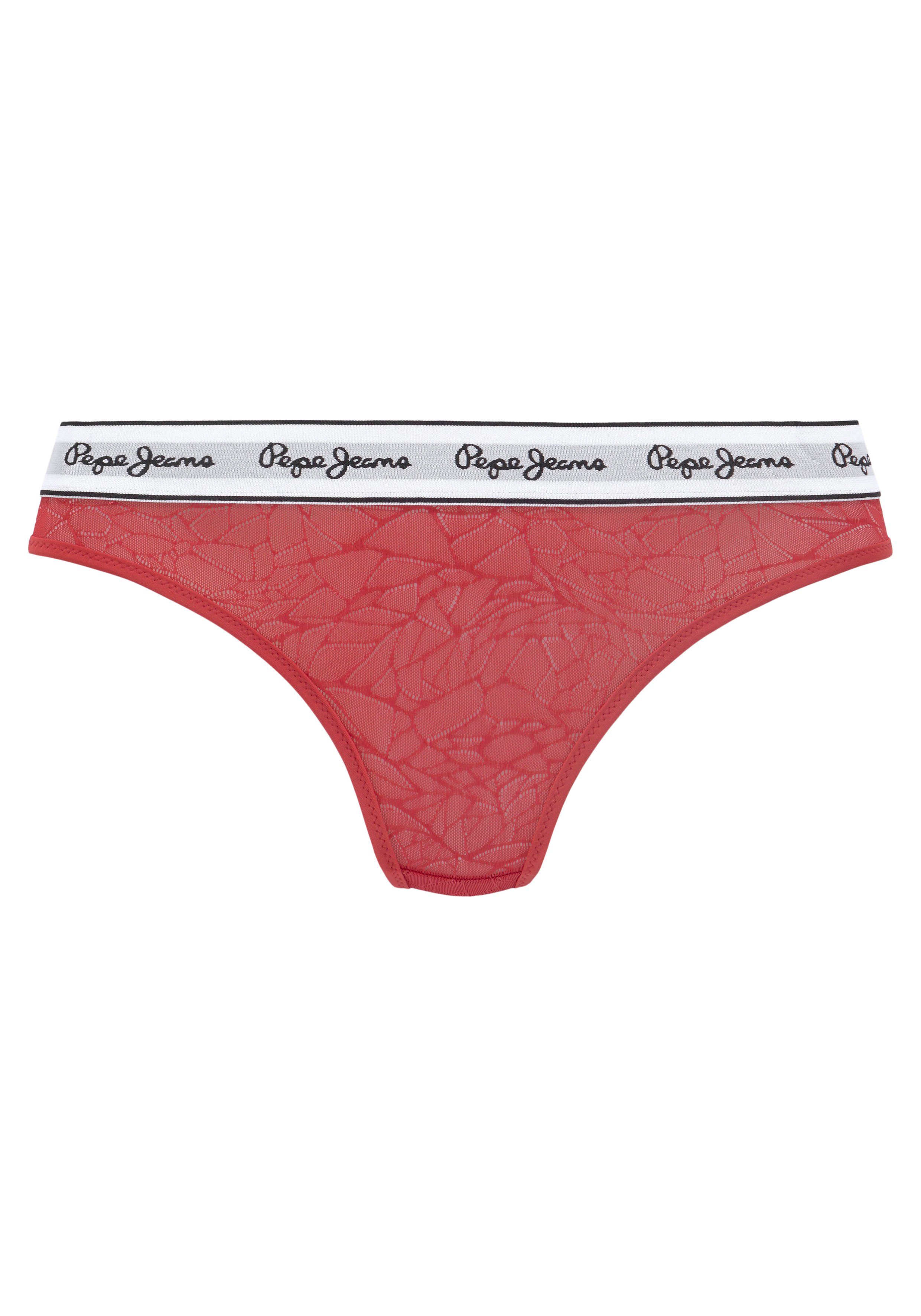 Pepe Jeans Mesh T-String Thong