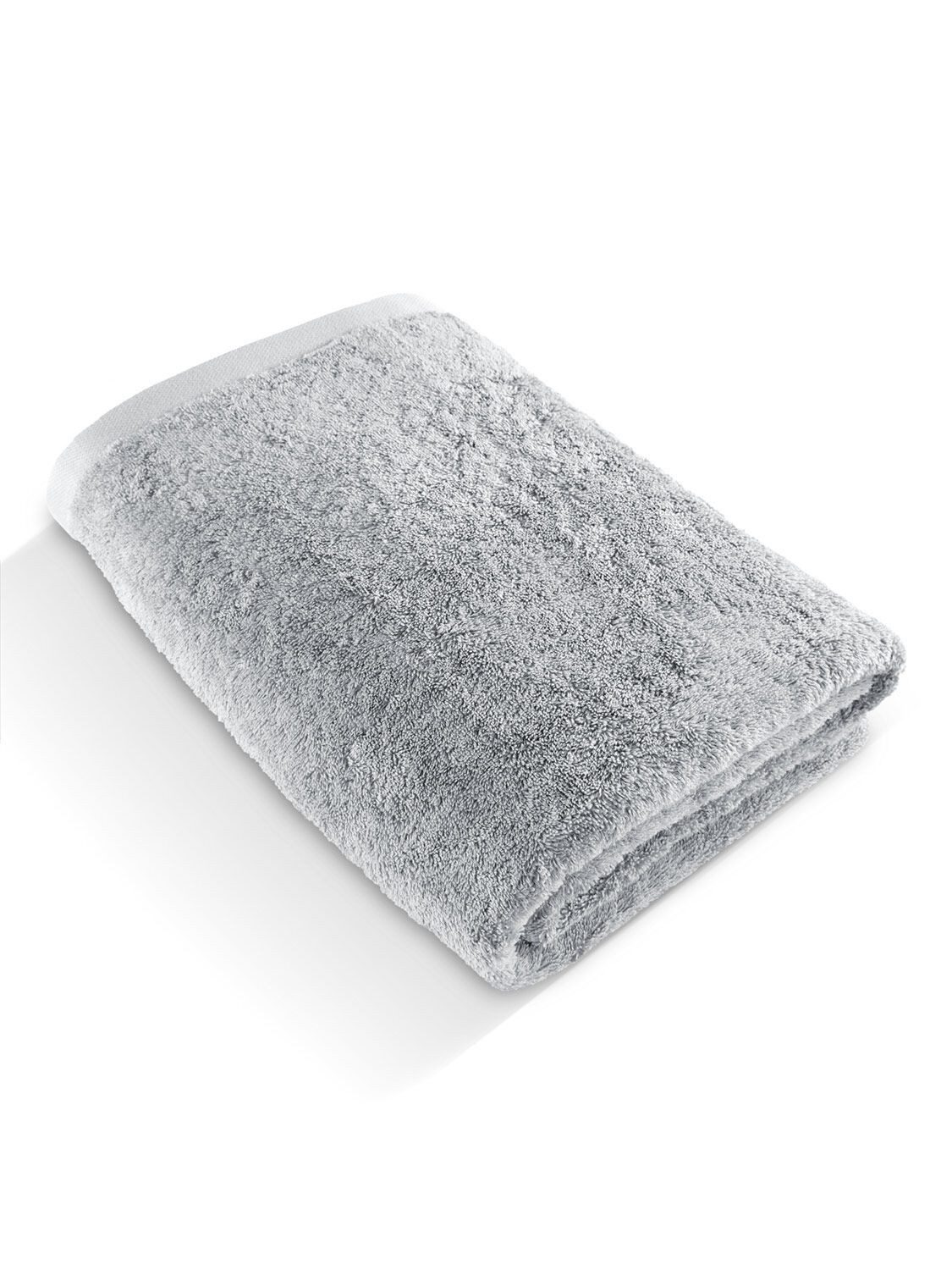 herzbach home Duschtuch Pura 70x140 cm, (1-St), 550g/m², Premium-Qualität, 100% Baumwolle, einfarbig