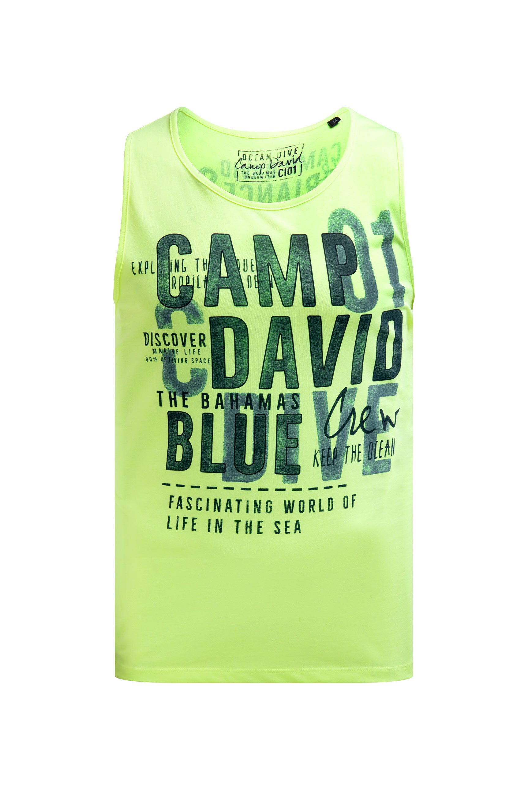 CAMP DAVID Tanktop mit Baumwolle