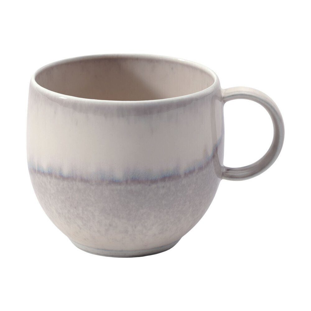 Villeroy & Boch Becher Henkelbecher 0,21 l Perlemor Sand, 1-tlg., Premium Porcelain, Henkelbecher, Kaffeebecher, Tasse, 210 ml, Premium Porcelain, beige