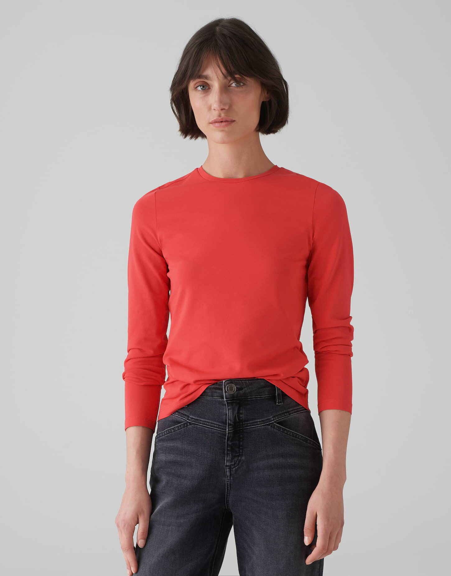 OPUS Langarmshirt Longsleeve SMILLA Slim aus günstig online kaufen