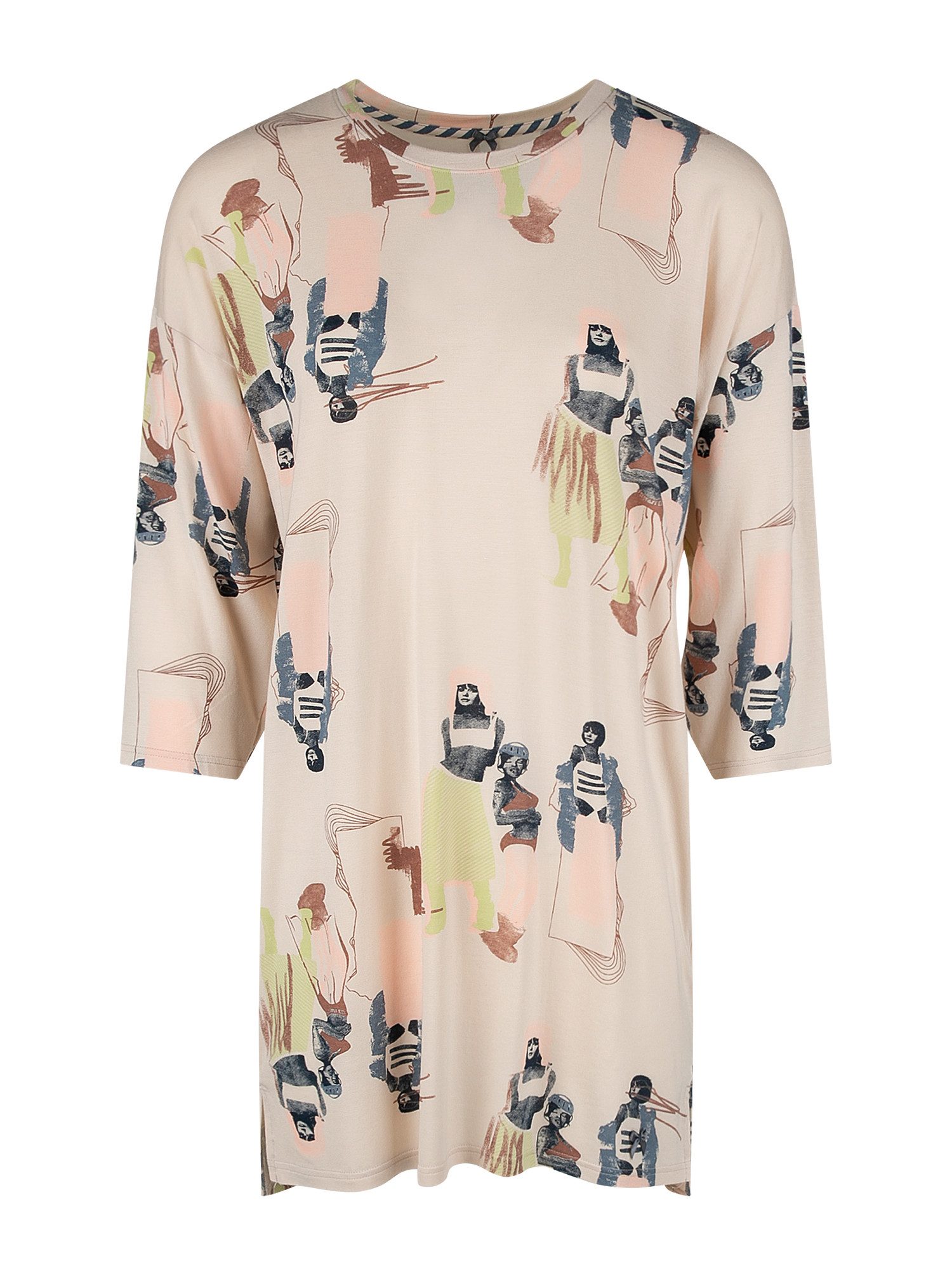 Short Stories Sleepshirt SHORT STORIES 621972 Sleepshirt 3/4-Arm pink whisper/print