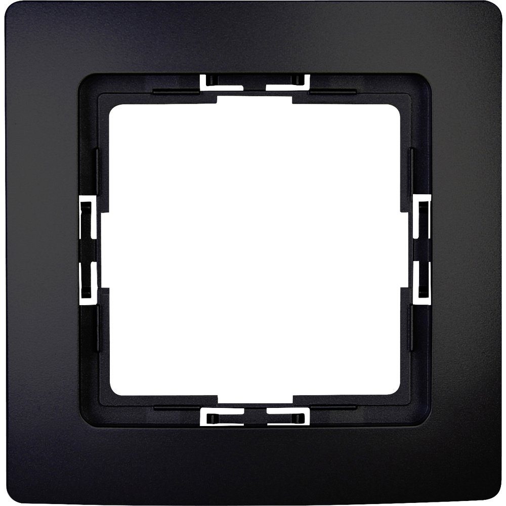 Kopp Steckdosen Hygrostat Kopp Rahmen Abdeckung Paris Schwarz (matt) 308450066 1 St.