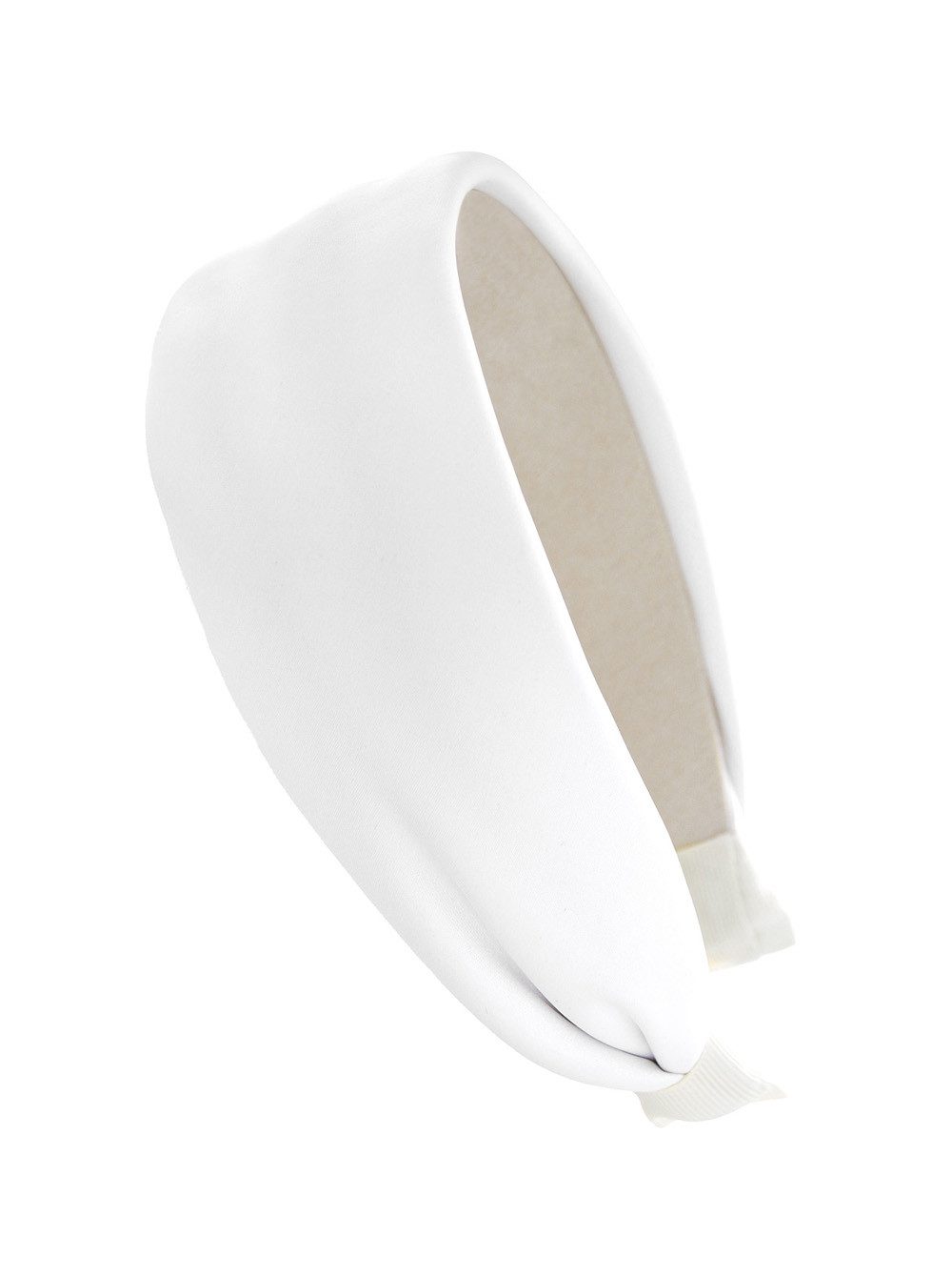 axy Haarreif Breiter Haarreif Damen Satin gepolstert, Breiter Damen Haarreifen aus Satin Stirnband Haarband