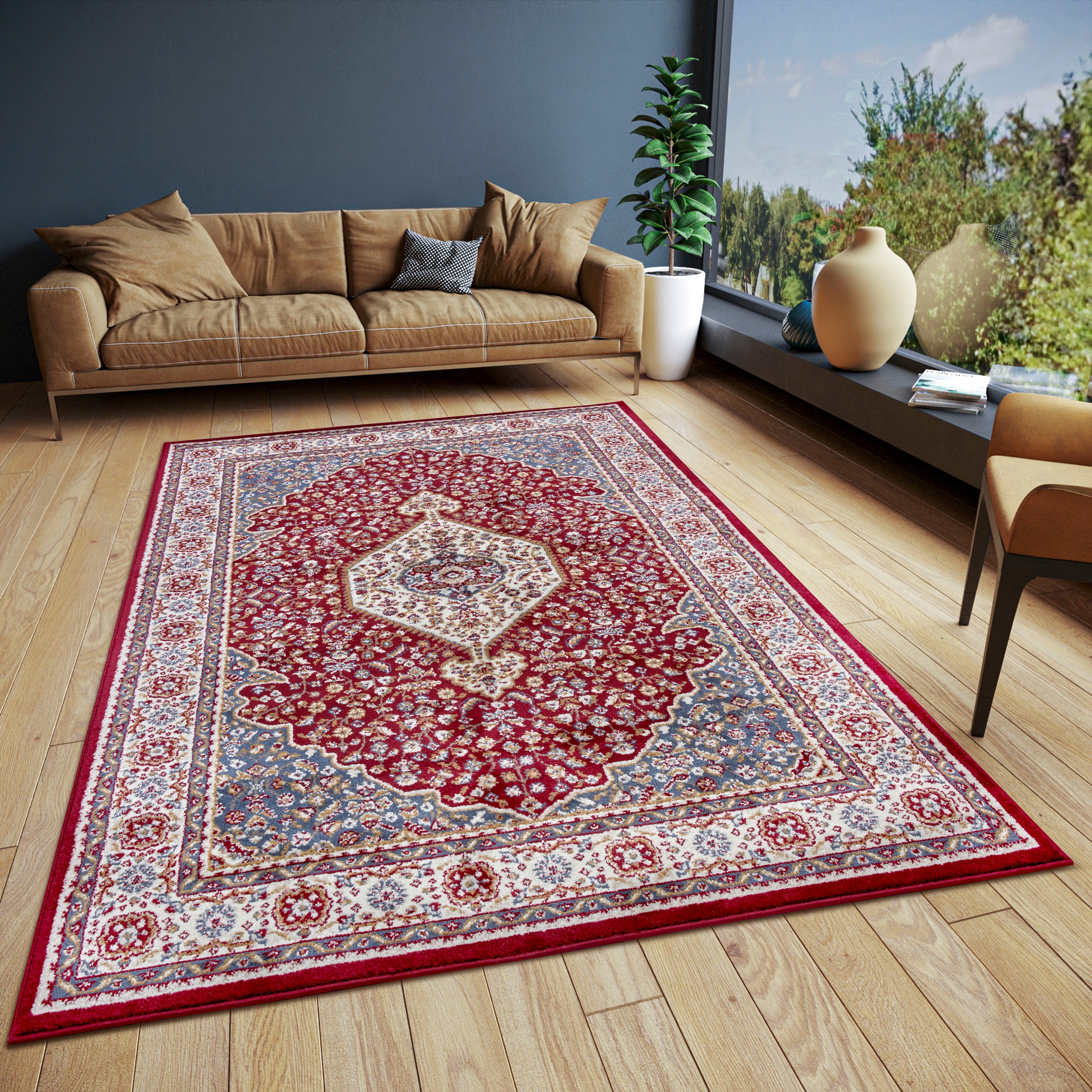 HANSE Home Teppich Mochi, rechteckig, Höhe: 8 mm, Läufer, Orientalisch, Kurzflor, Wohnzimmer, Schlafzimmer, Esszimmer