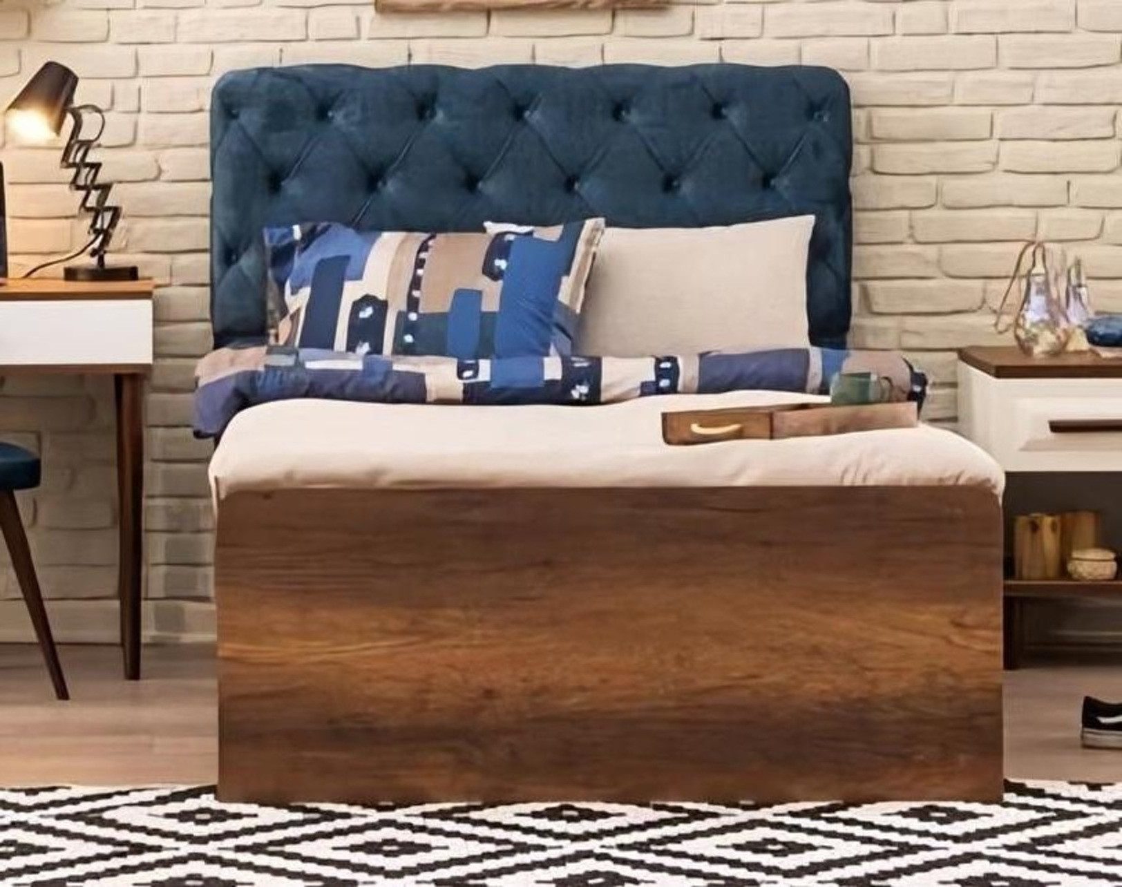 Bett Schlafzimmer Luxus Bett Designer Möbel Doppelbett Modern Einrichtung
