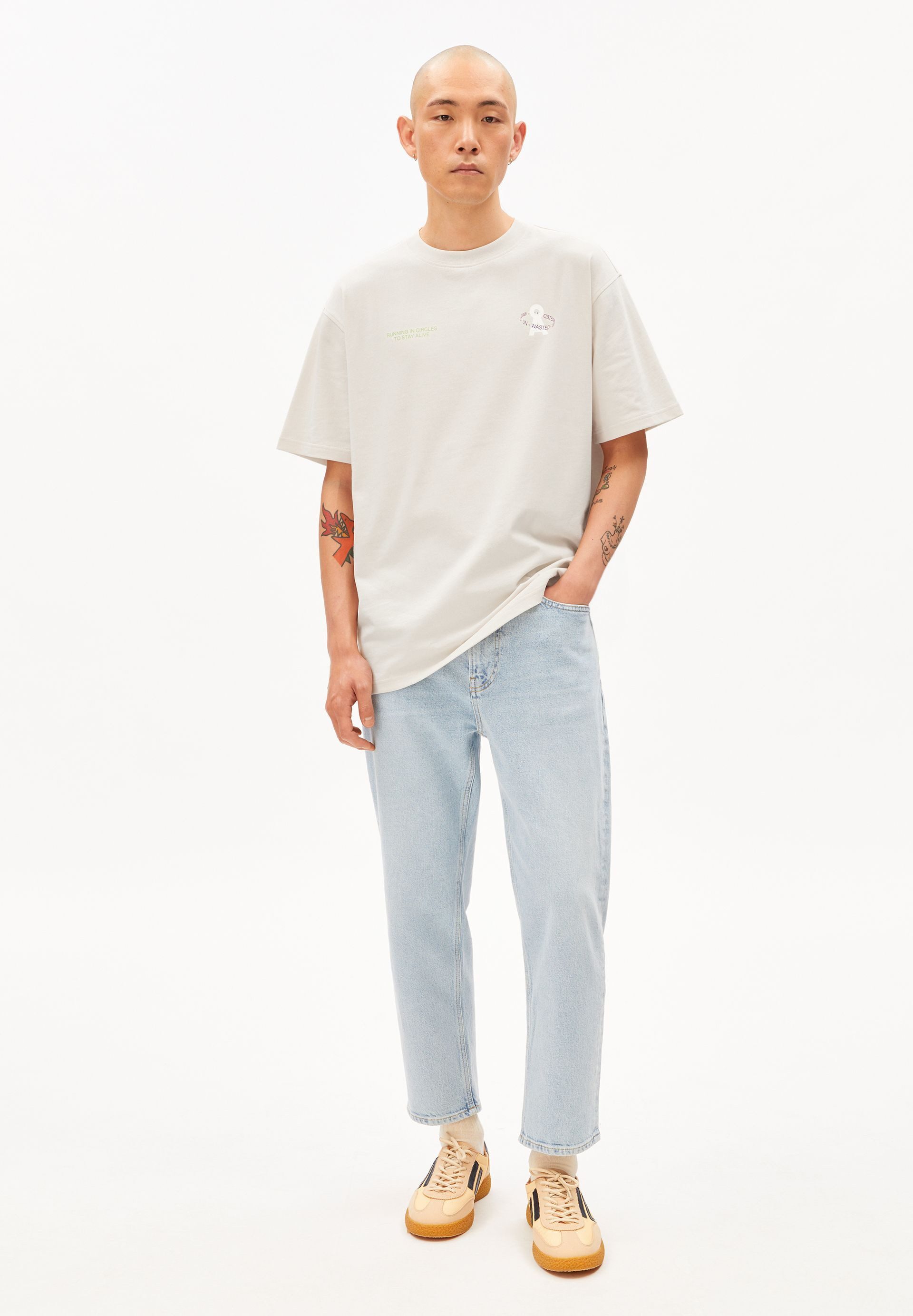 Armedangels T-Shirt MAARKOS UN-WASTED Relaxed Fit