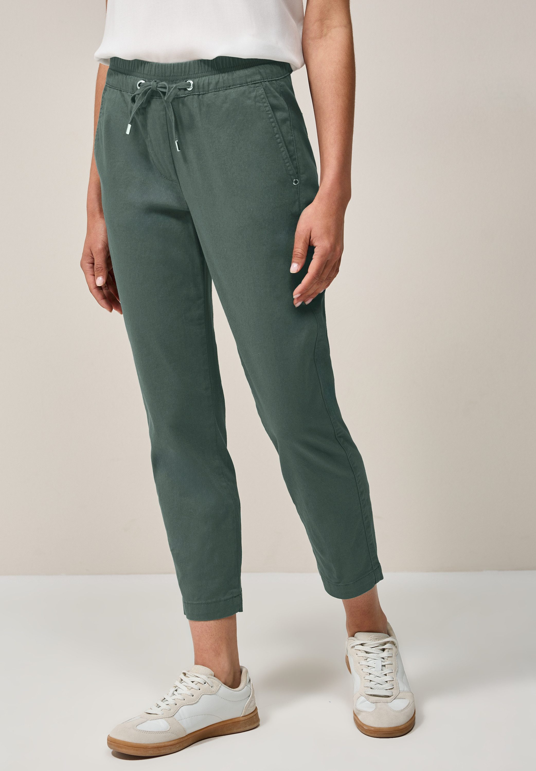 CECIL Jogger Pants Middle Waist