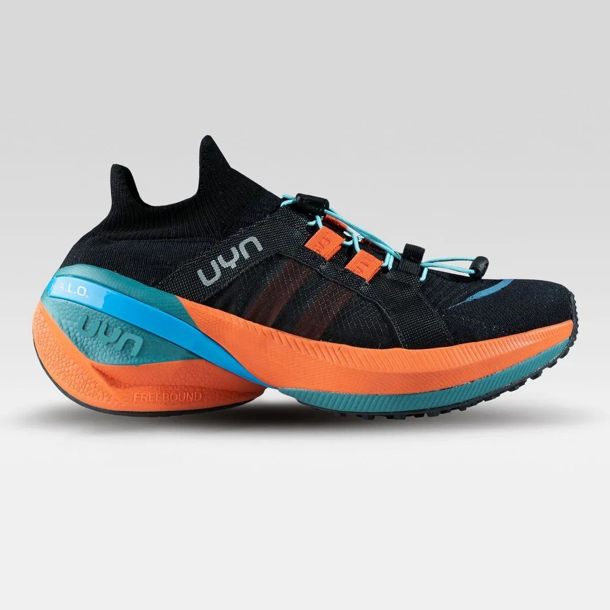 UYN Neuron (Trail, Stabilität) 2024 schwarz Herren Laufschuh